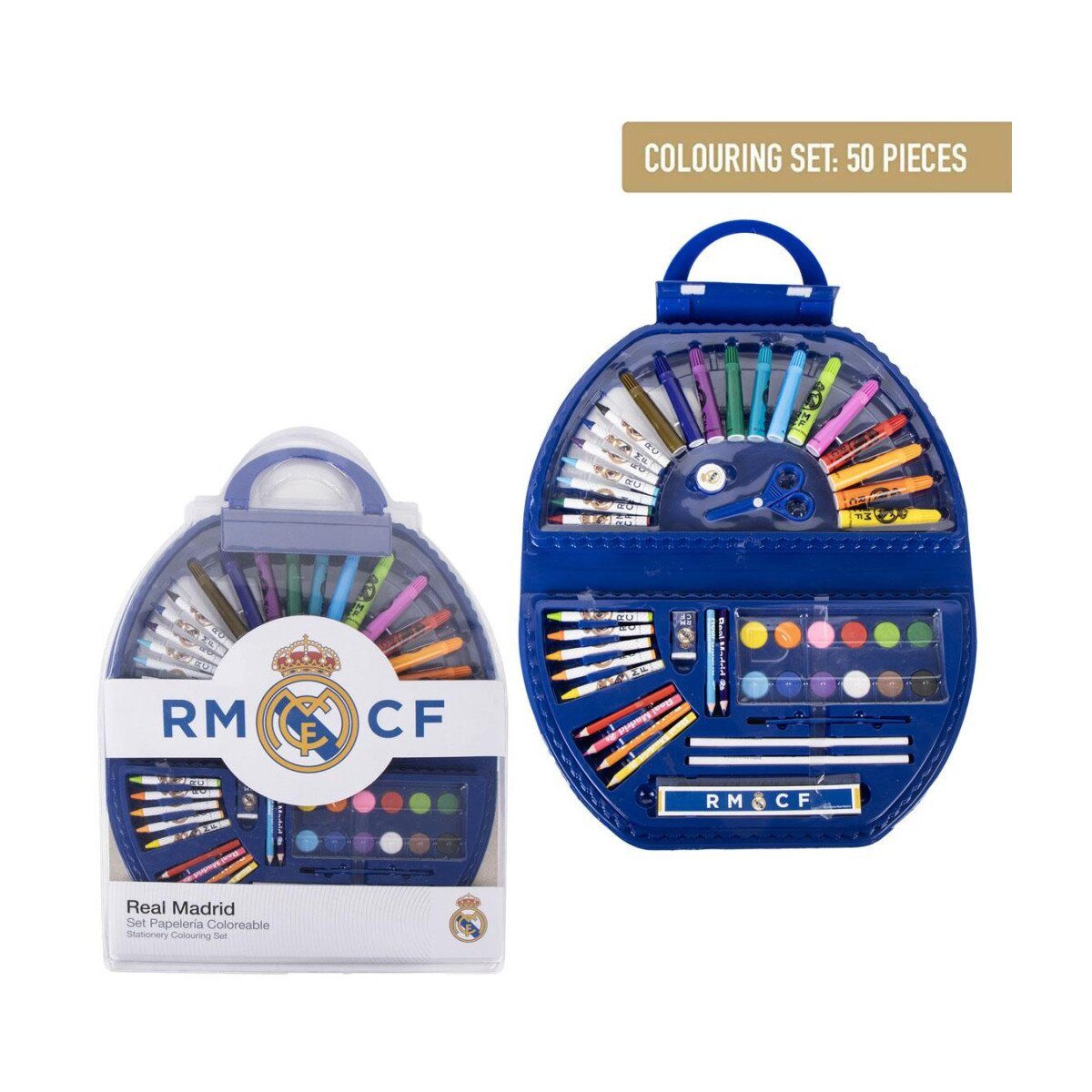 Real Madrid Kreativset Real Madrid Schreibwaren-Set 50-tlg. Schule Fanartikel