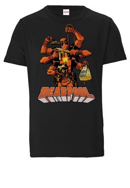 LOGOSHIRT T-Shirt Marvel Comics – Deadpool mit lizenziertem Print