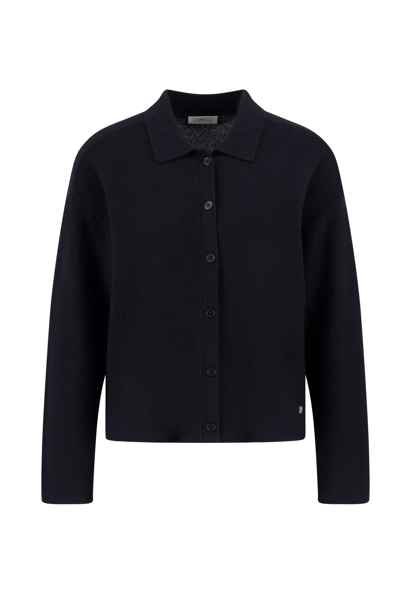 FYNCH-HATTON Strickpullover CARDIGAN POLO COLLAR 90/10