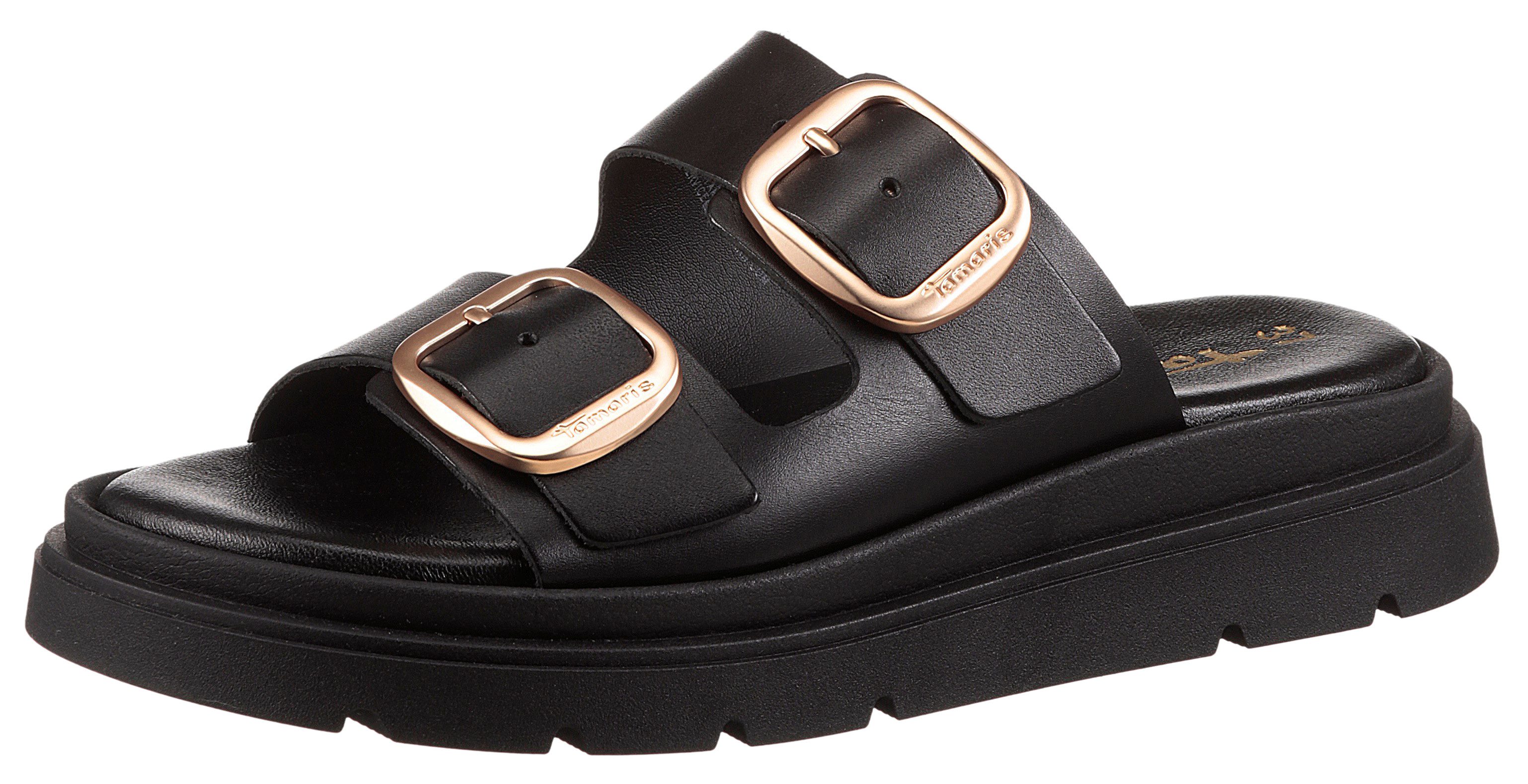 Tamaris Pantolette, Keilabsatz, Plateau, Sommerschuh, mit Touch It-Ausstattung. € 69,95