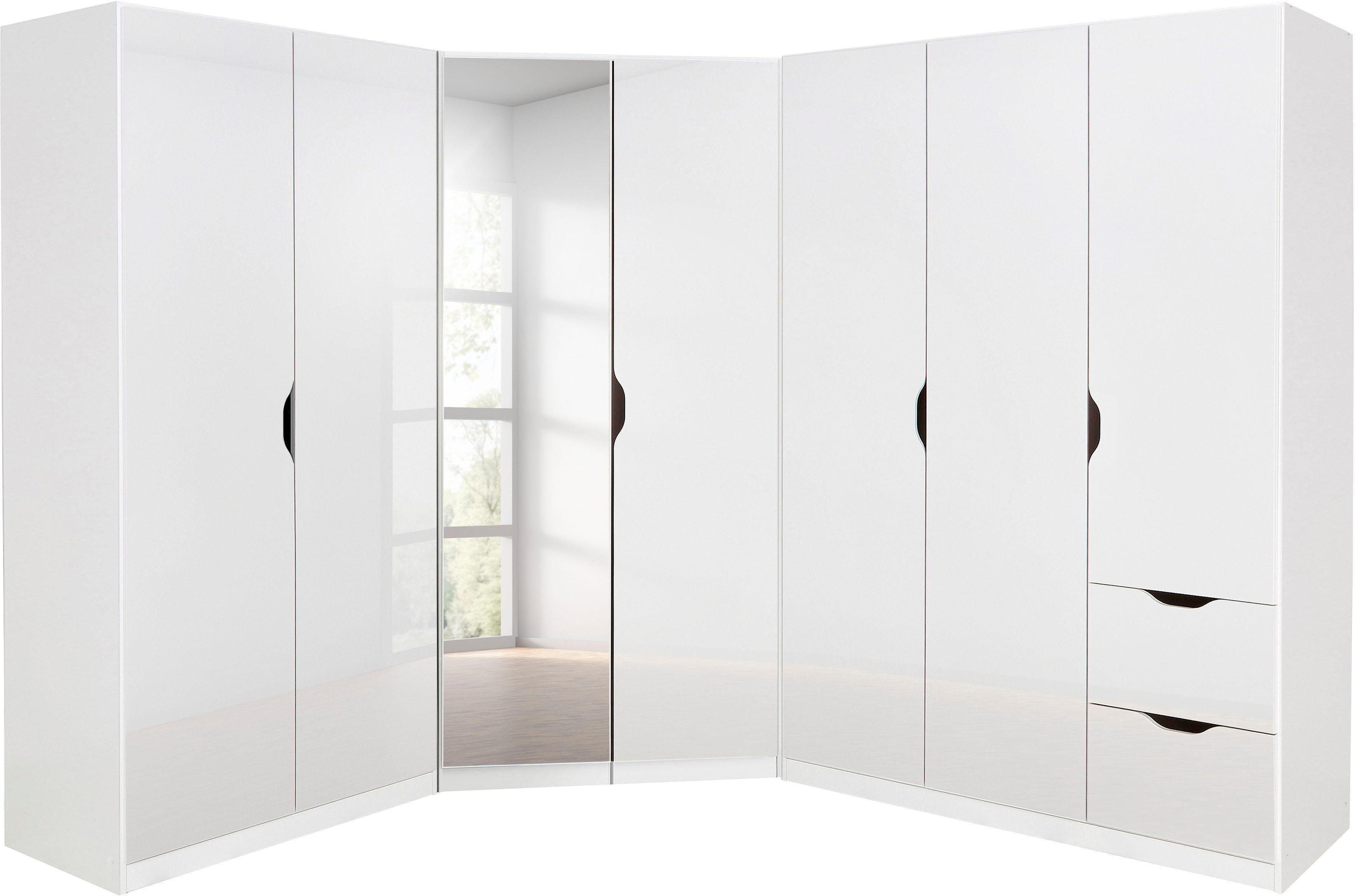 rauch Schrank-Set Freiham, (Set), 3-teilig, schlichte Front mit ausgefrästen Eingriffen MADE IN GERMANY