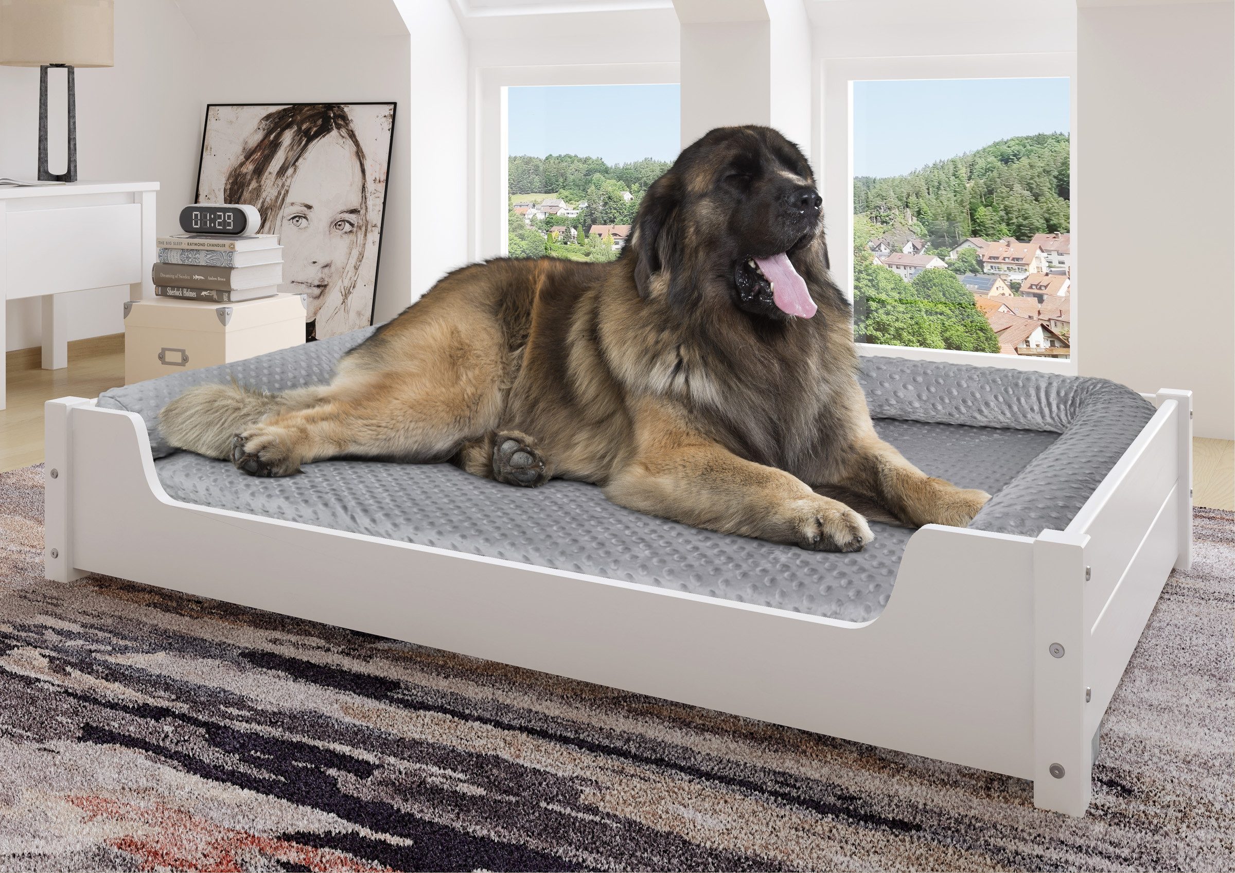 ERST-HOLZ Tierbett Hundesofa XXL für Dogge, günstig online kaufen