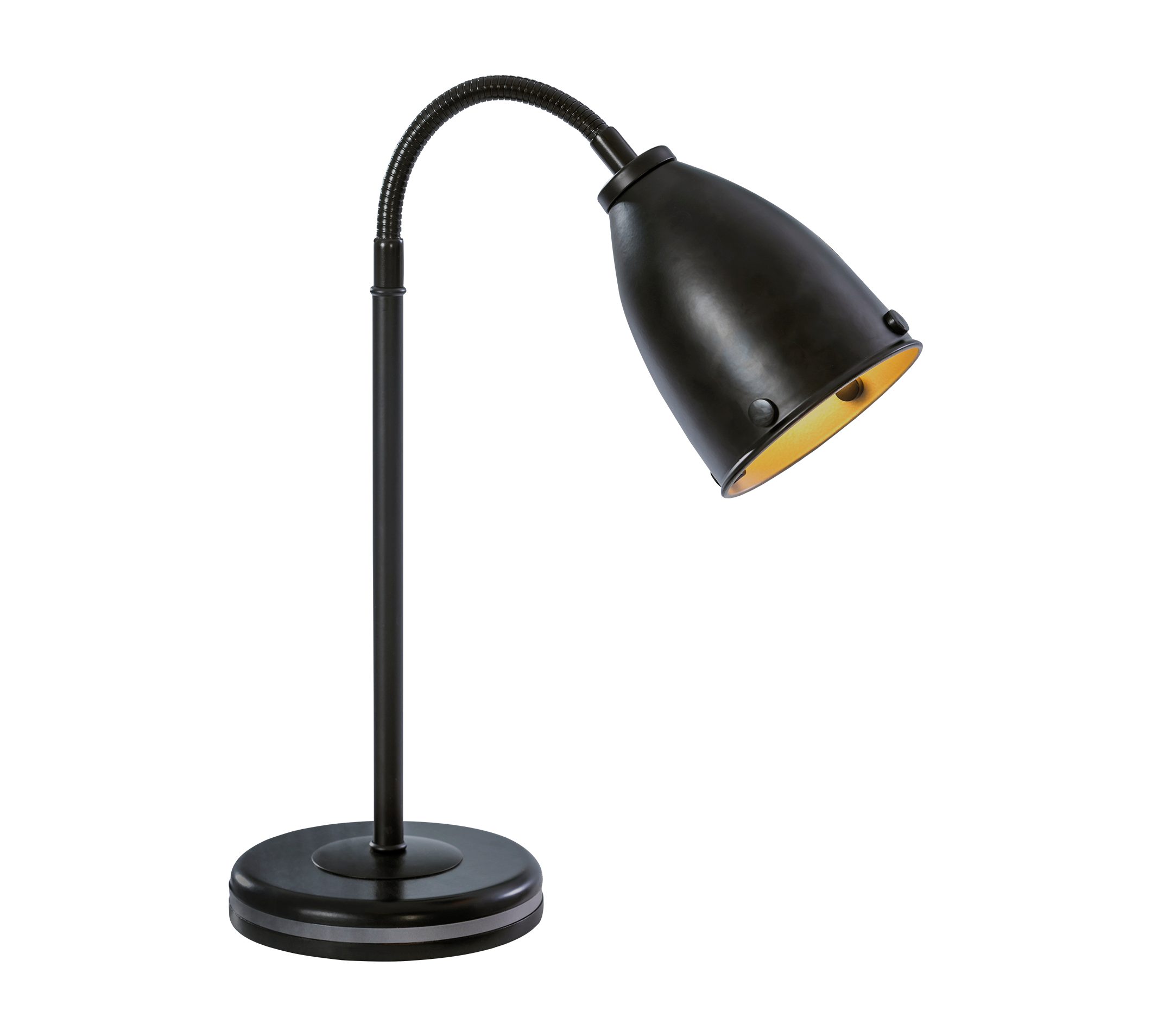 Cilek Tisch-Tageslichtlampe DARK Tischlampe Dekorative Lampe in schwarz, ohne Leuchtmittel