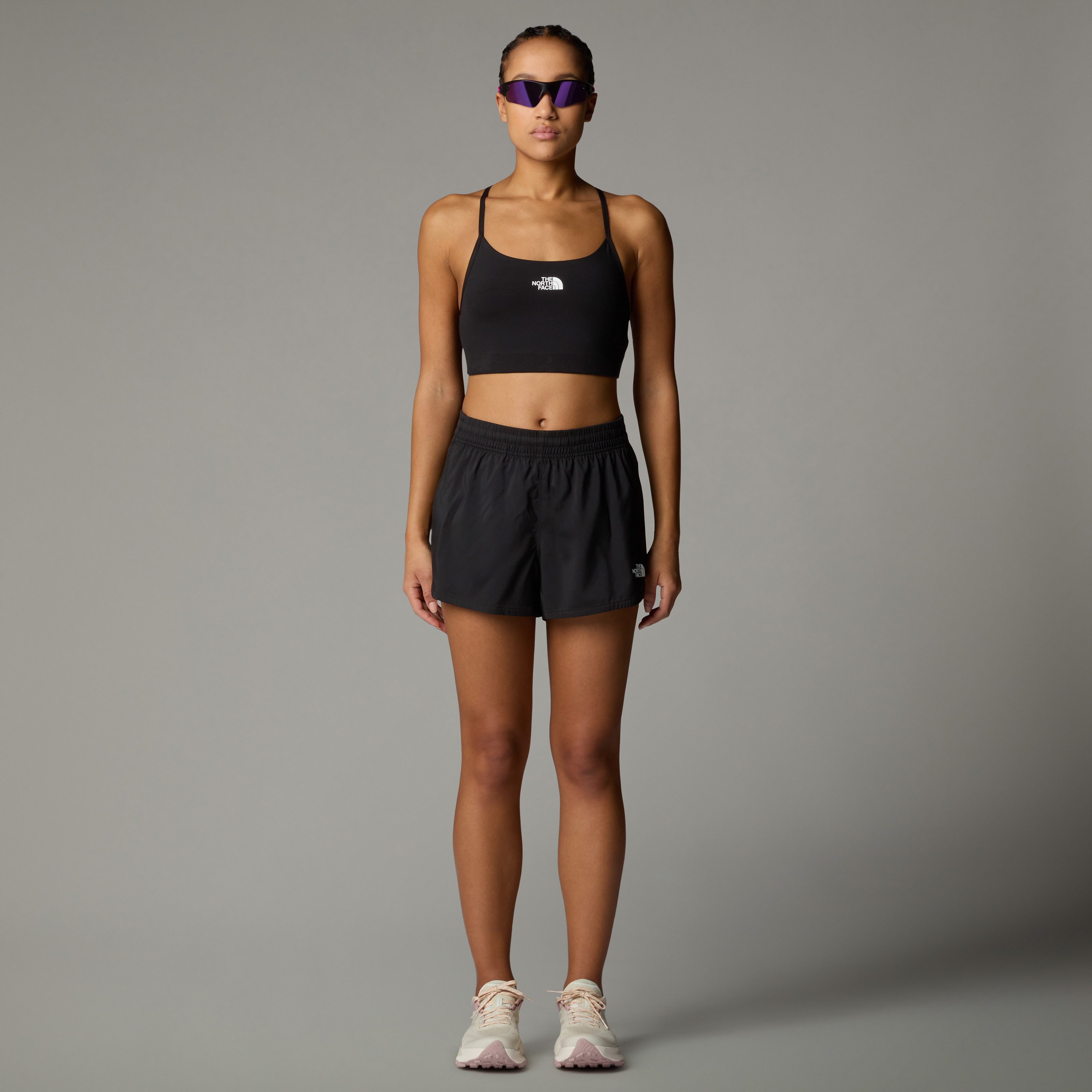 The North Face Trainingsshorts W FLEX WOVEN SHORT 3IN leichtes Design, aus Polyester, erhältlich in den Größen XS bis XXL
