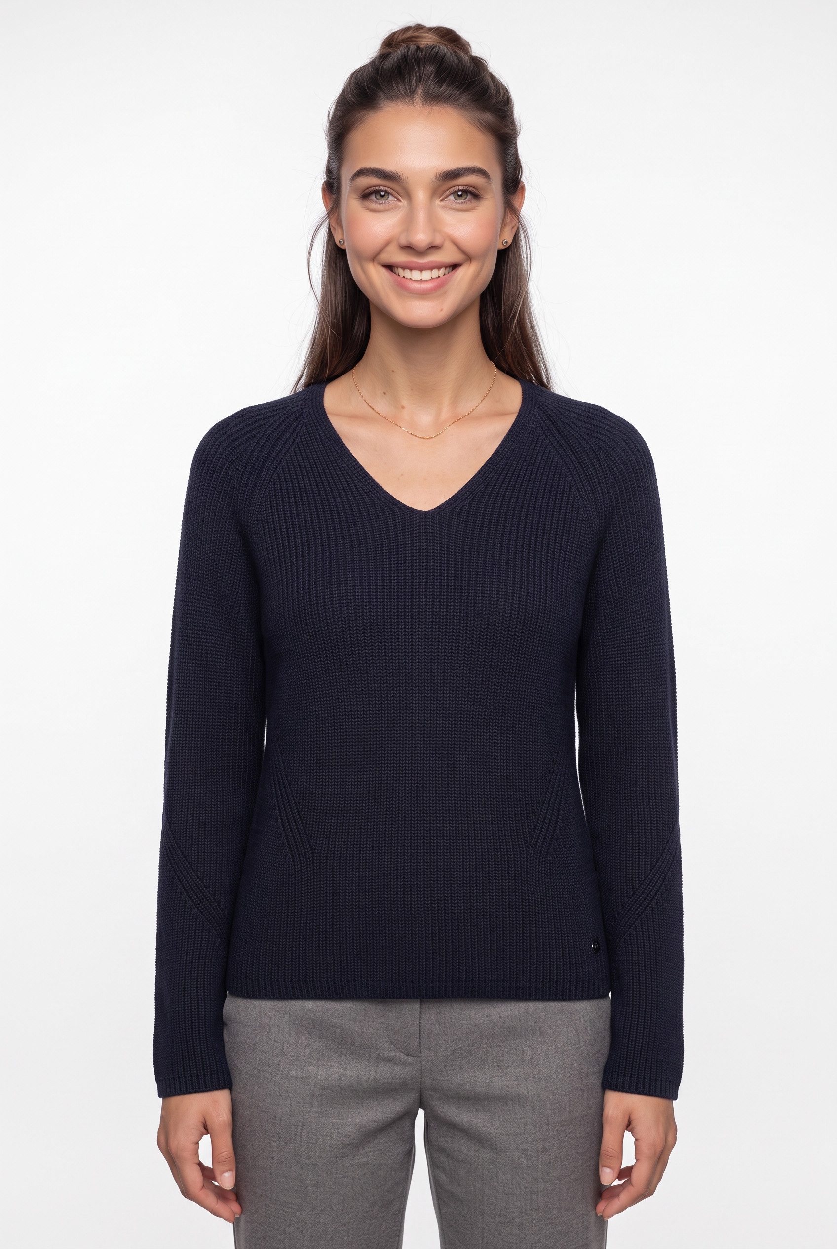 BOSS ORANGE Strickpullover Fardellina Premium Damenmode aus reiner Baumwolle