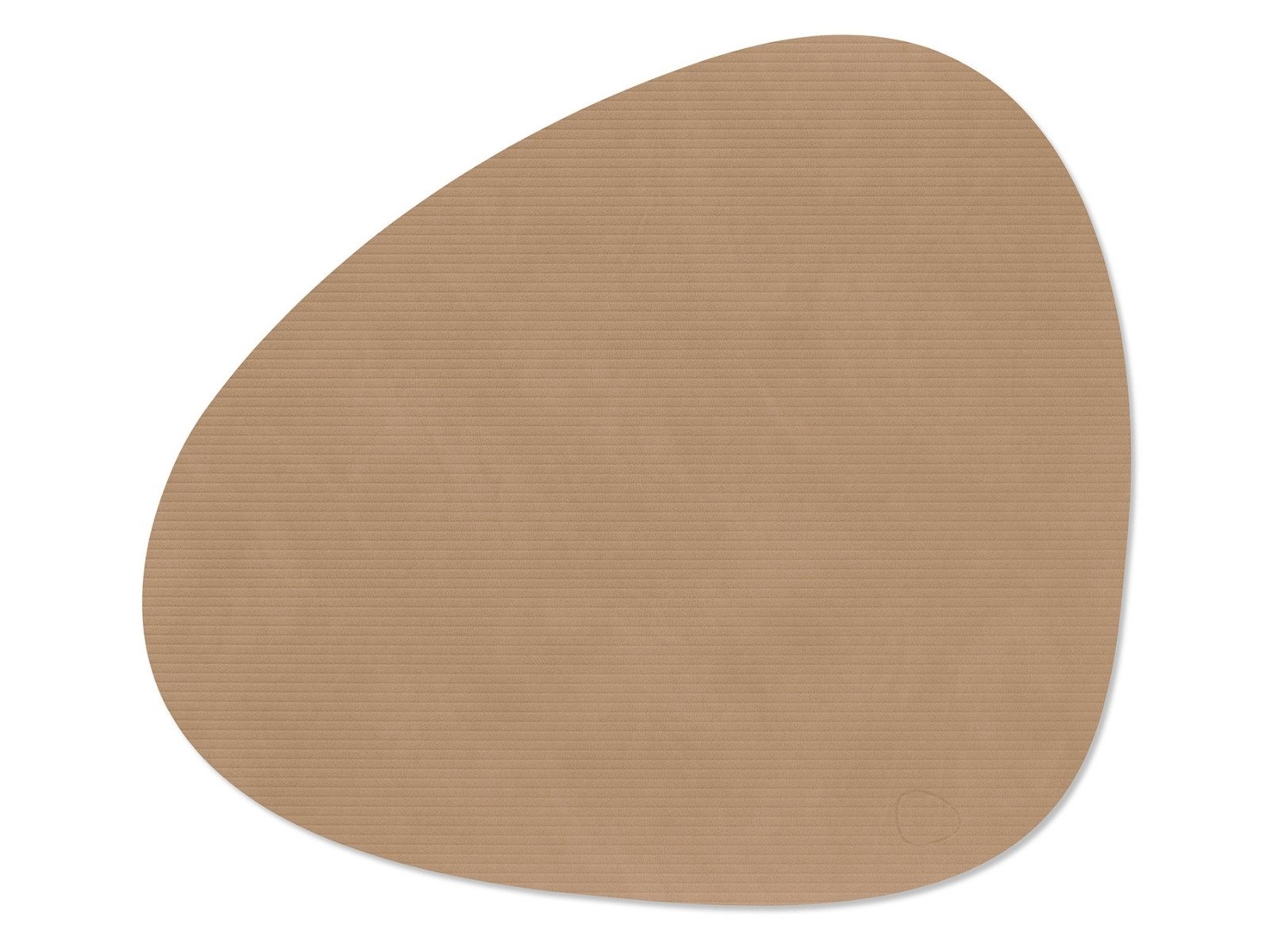 LIND DNA Platzset Corduroy Tischset Curve L nougat 37x44cm