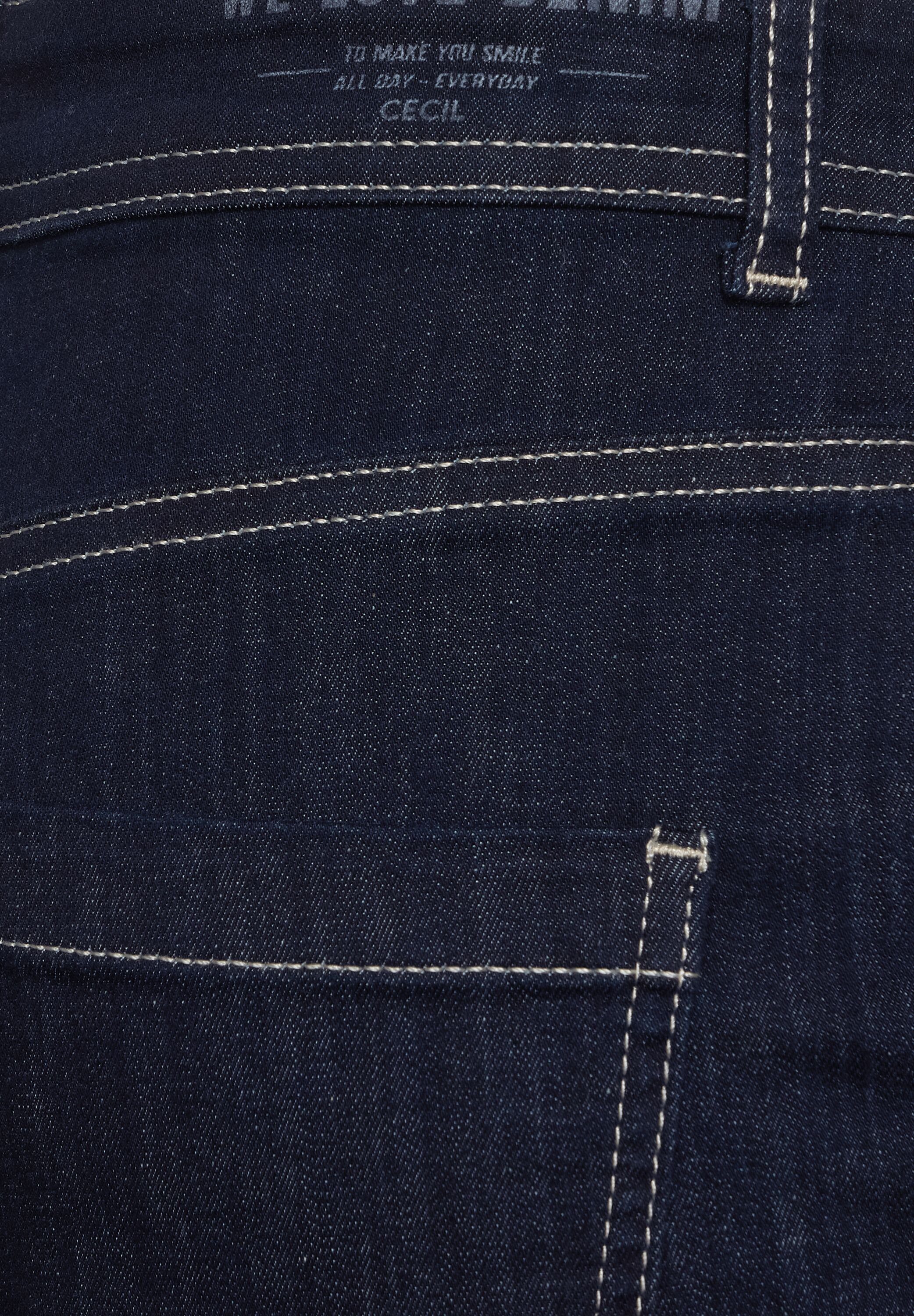 Cecil Slim-fit-Jeans Waist Middle
