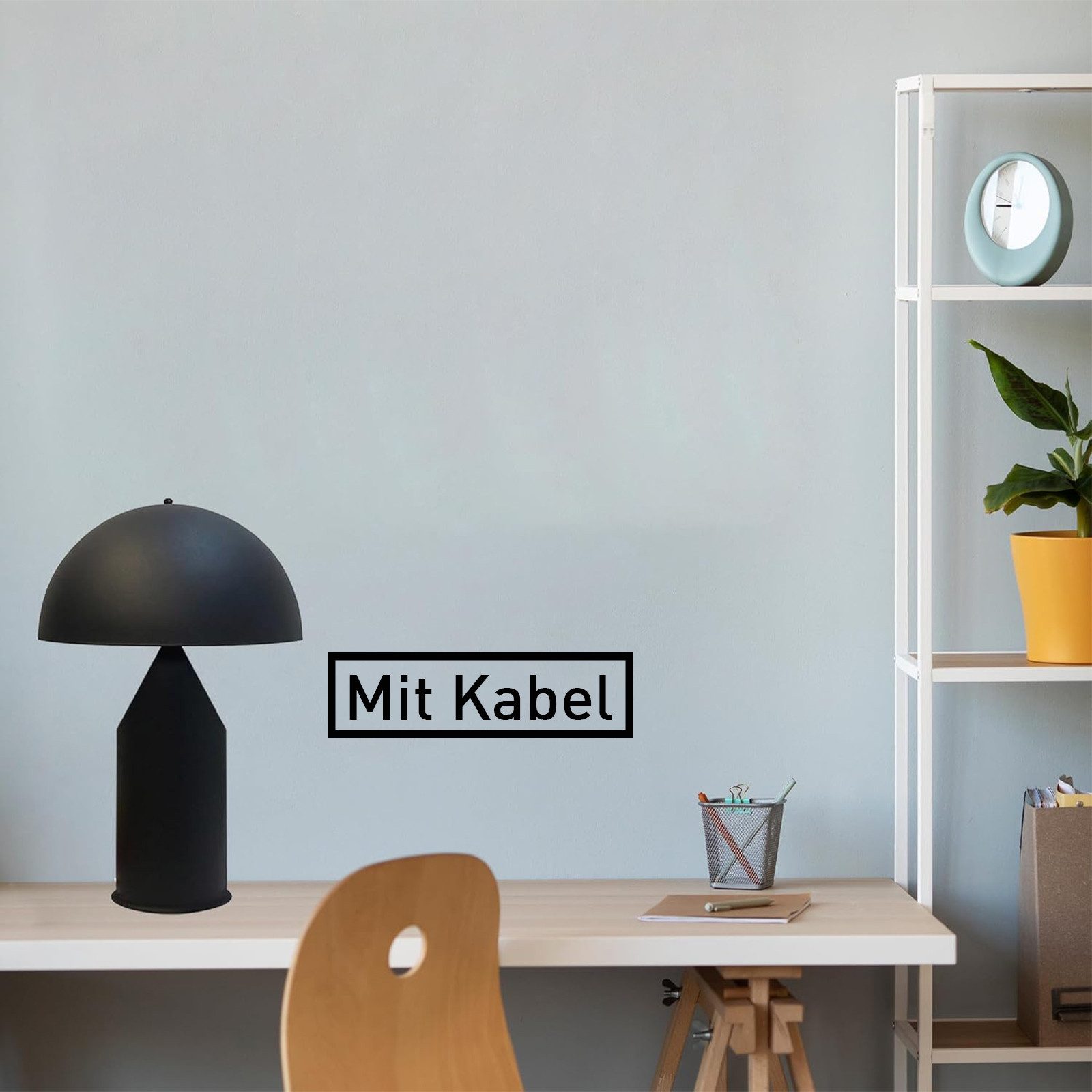 Bamyum Tischleuchte Nachttischlampe mit Kabel Lipeo Metall Pilz Lampe, ohne günstig online kaufen