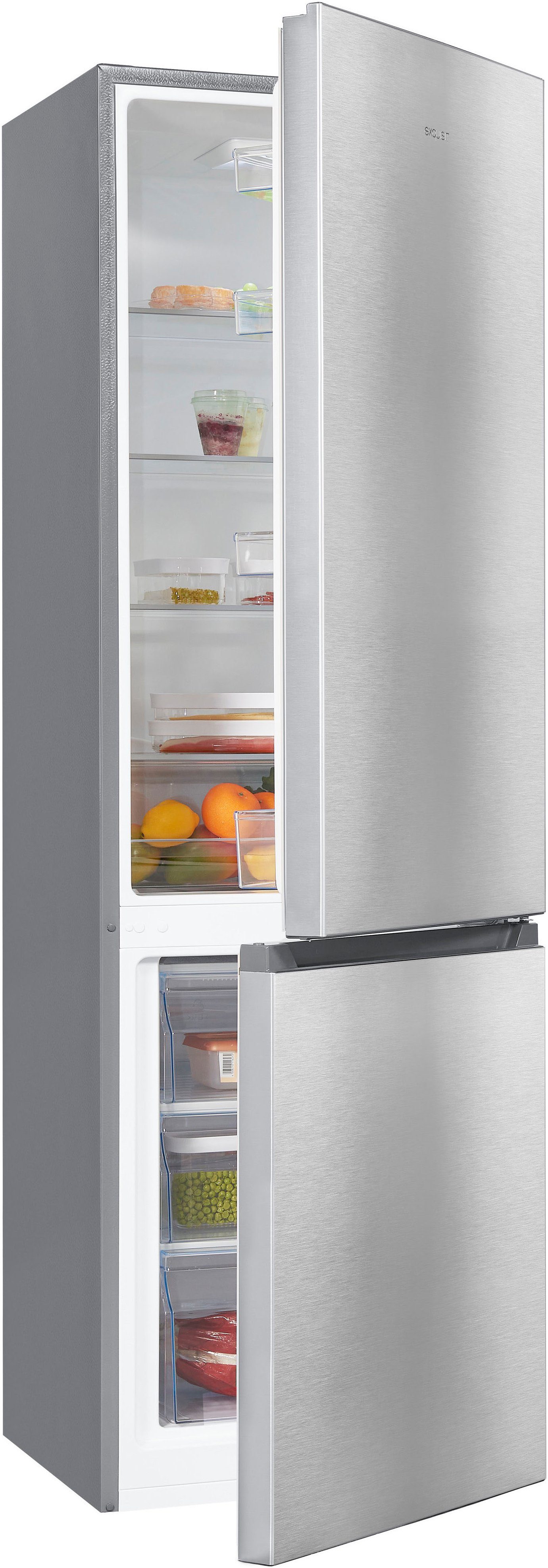 exquisit Kühl-/Gefrierkombination KGC265-70-010D, 180 cm hoch, 55 cm breit