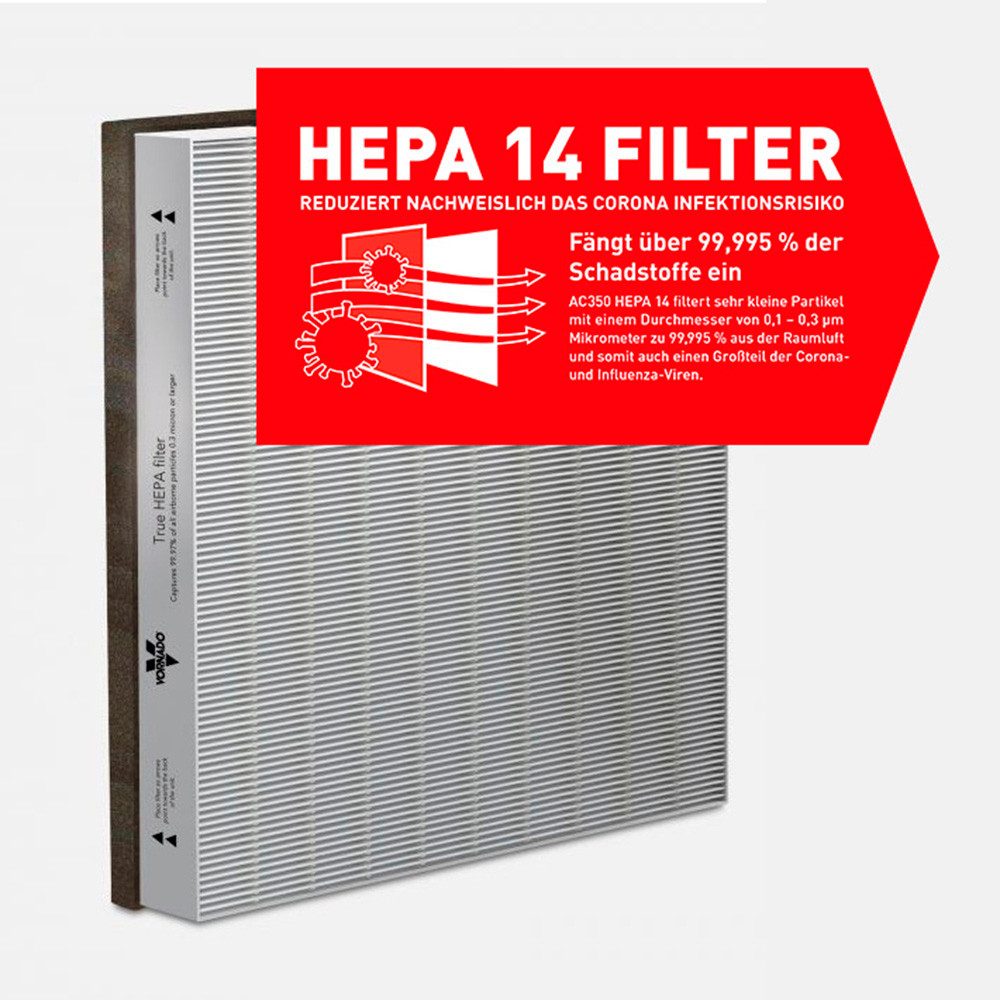 VORNADO HEPA-Filter AC 350, Zubehör für Vornado AC350 und kombinierbar mit dem Vornado Carbon Filter, Schwebstofffilter