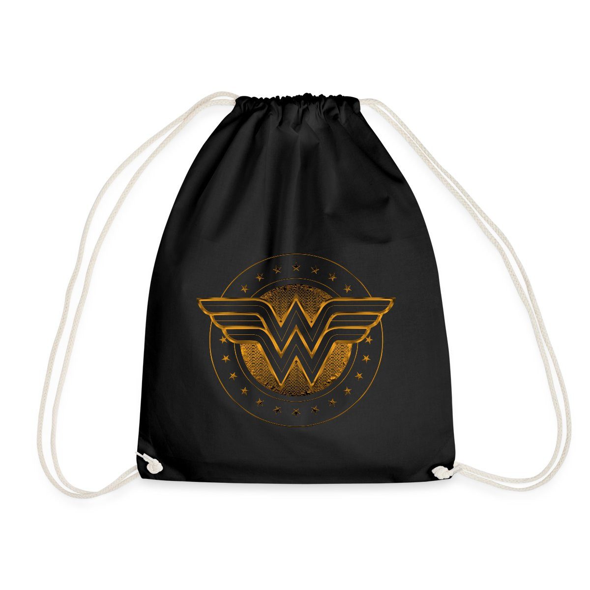 Turnbeutel DC Comics Wonder Woman Logo Mit Sternchen Turnbeutel