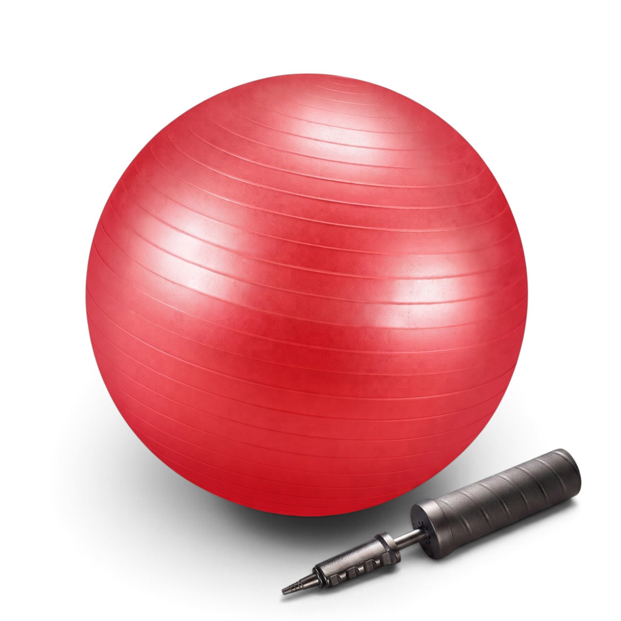 Black Snake Gymnastikball Sitzball & Fitnessball für Yoga, Pilates & Rückentraining (1-St., Ø 55 cm), Anti-Burst, rutschfest, phthalatfrei, bis 300 kg, inkl. Pumpe