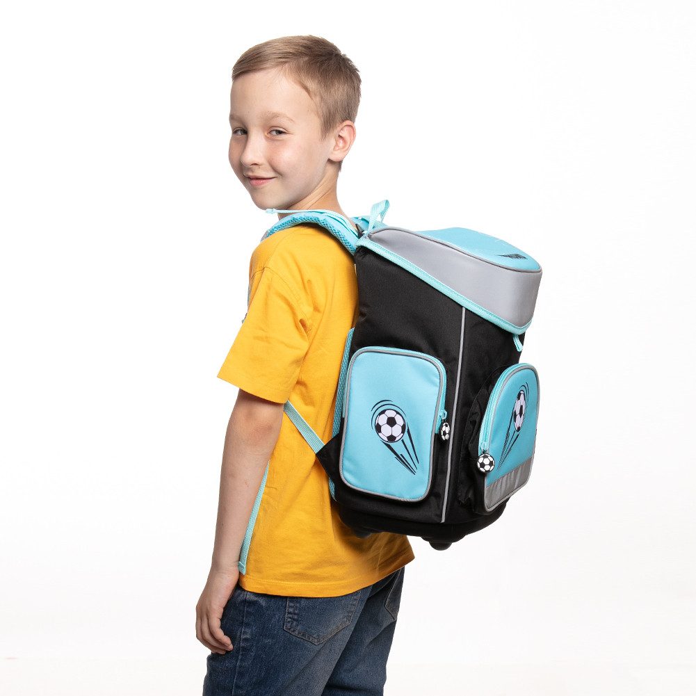 MUWO Schulranzen Kinder Schulranzen Set 5-tlg. verschiedene Motive – Bild 2 von 5