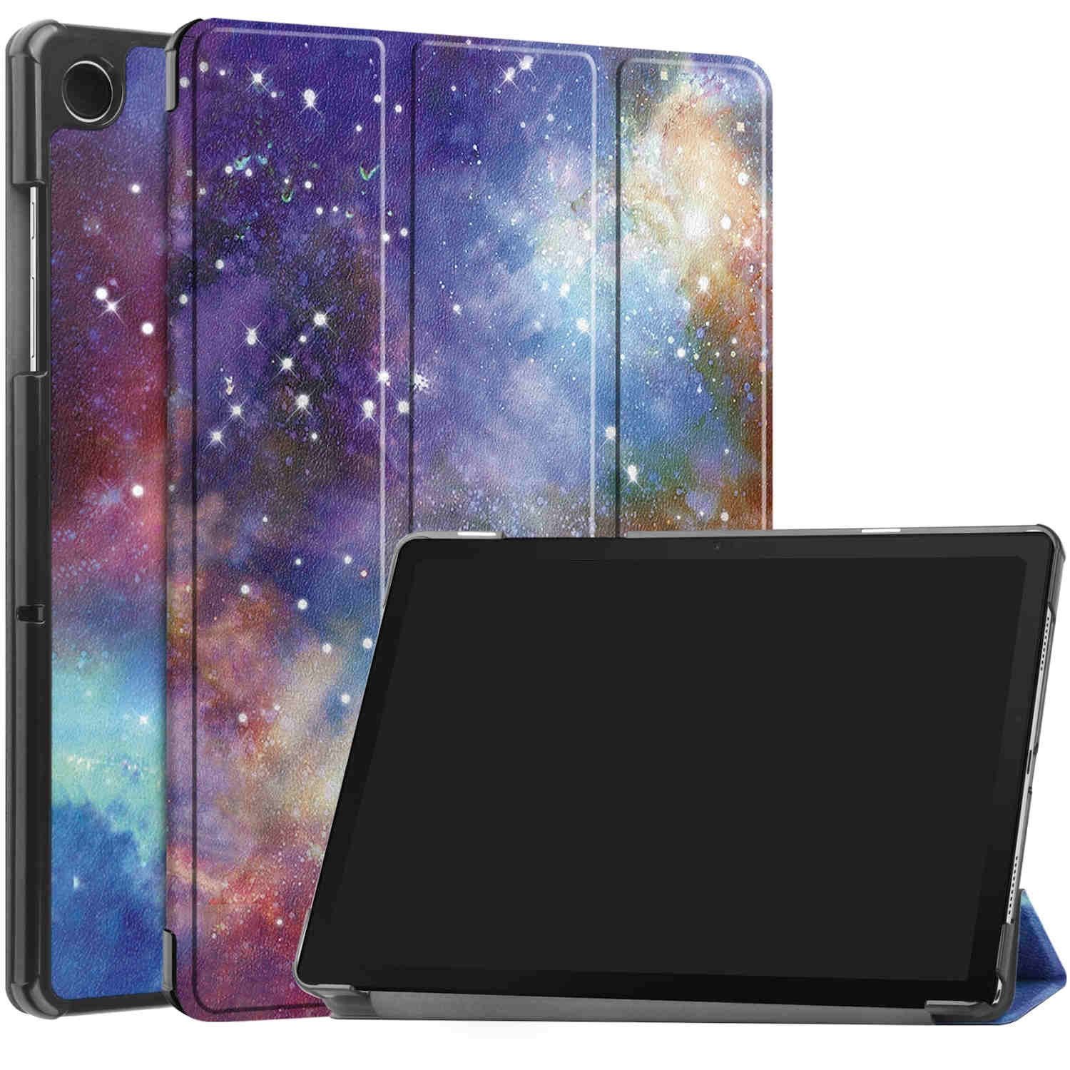 Wigento Tablet-Hülle Für Samsung Galaxy Tab A9 Plus 3folt Wake UP Smart Cover Tasche Hülle