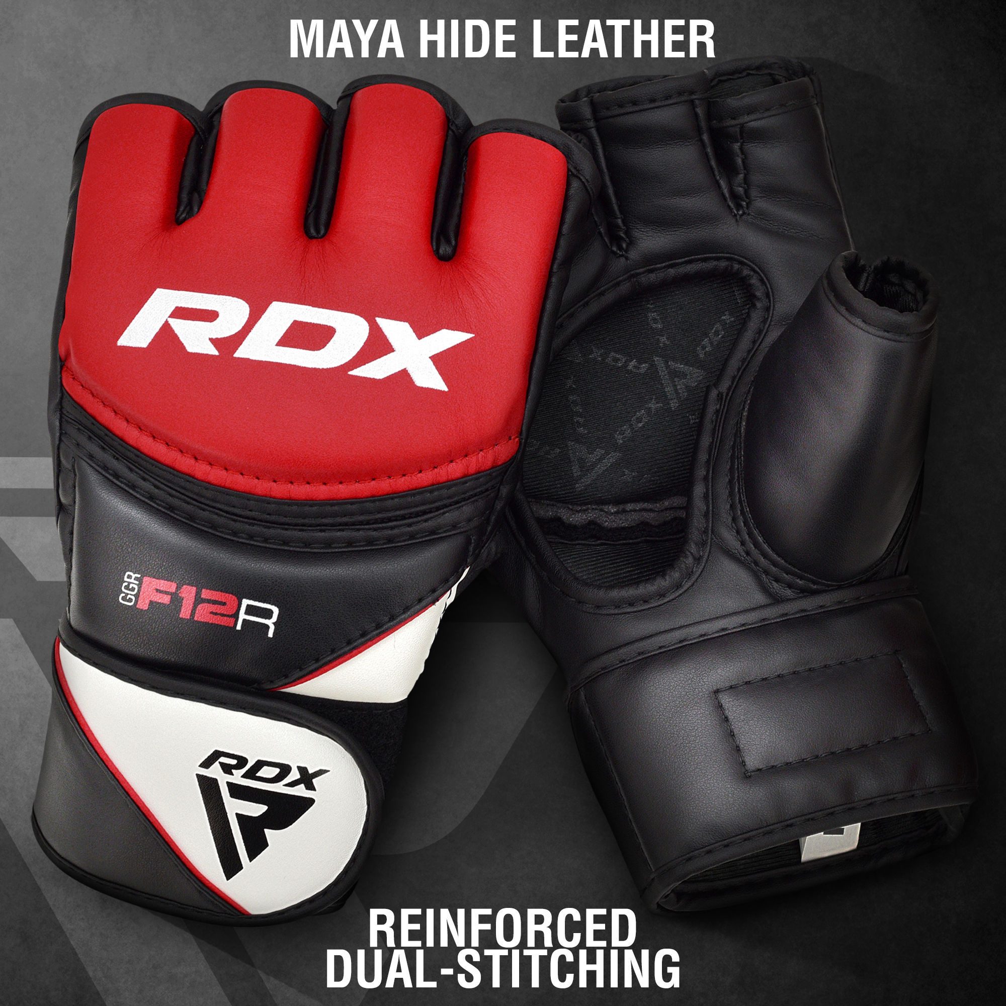RDX Sports MMA-Handschuhe RDX Professionelle MMA Handschuhe, MMA Gloves Kampfsport Boxsack
