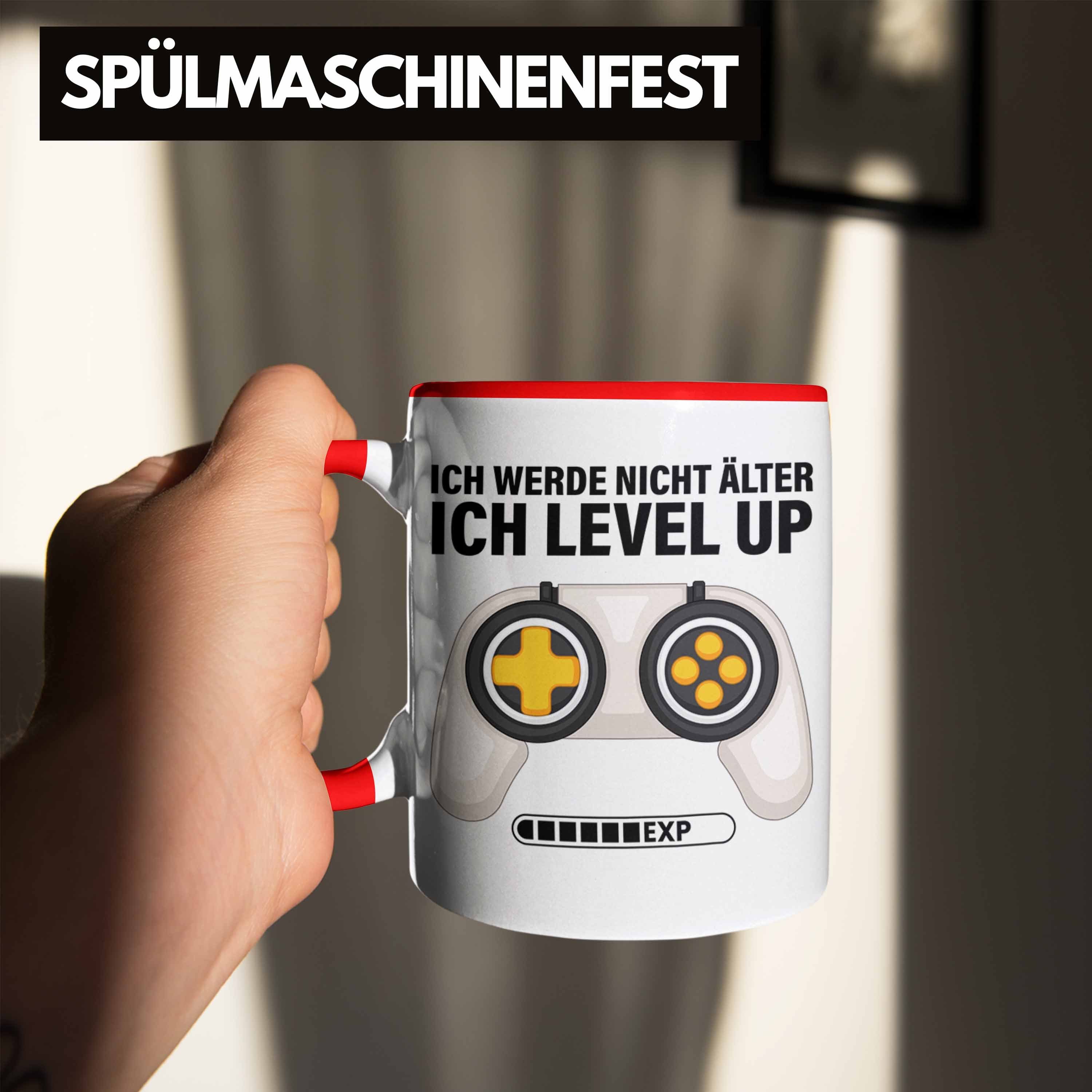 Trendation Tasse Trendation - Älter Rot Zocker für Ich Werde Gaming Nicht Geburtstagsgeschenk Tasse Ich Gamer Geschenkidee Level Geschenk Up Geburtstag