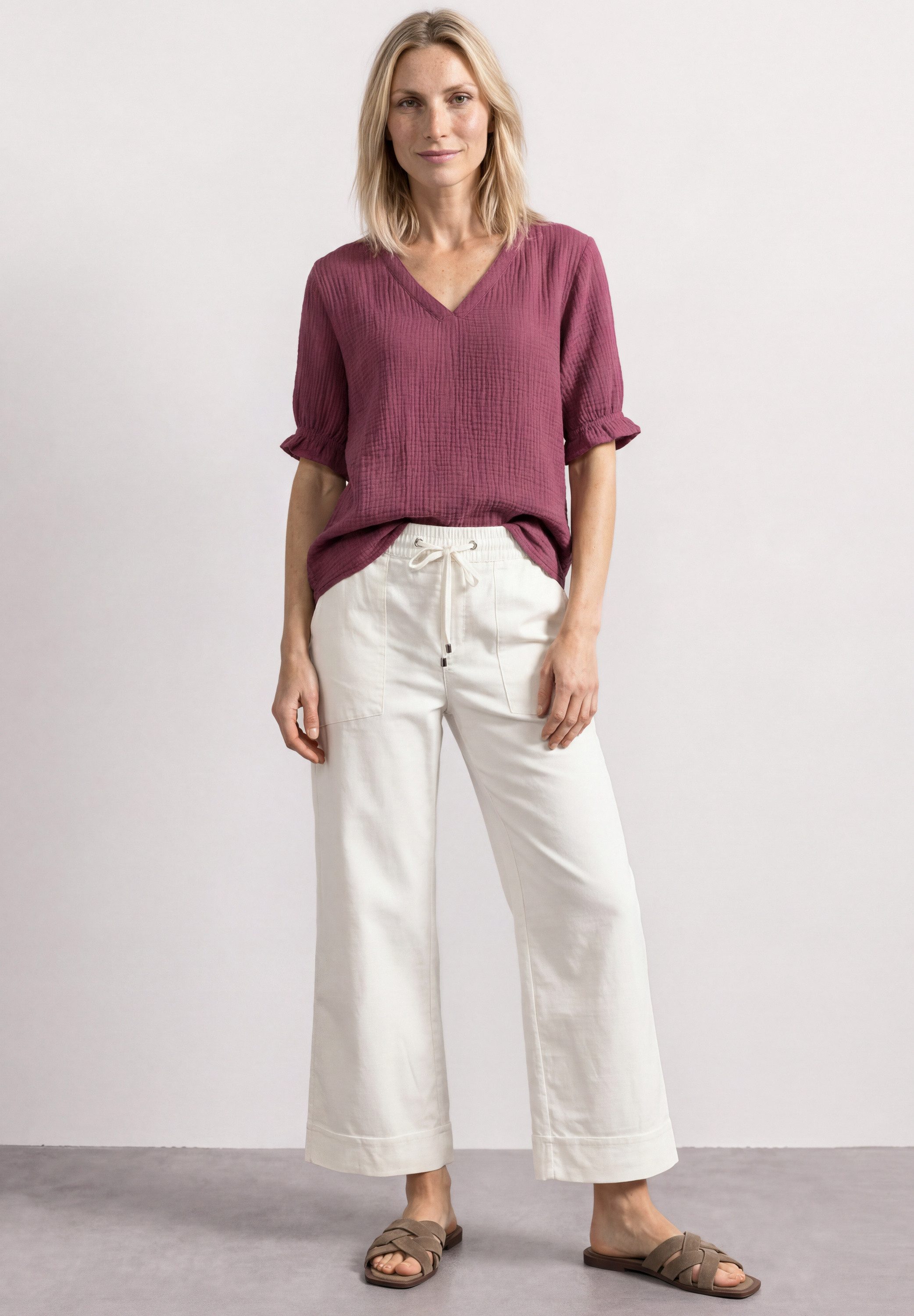 STREET ONE Shirtbluse aus reiner Baumwolle