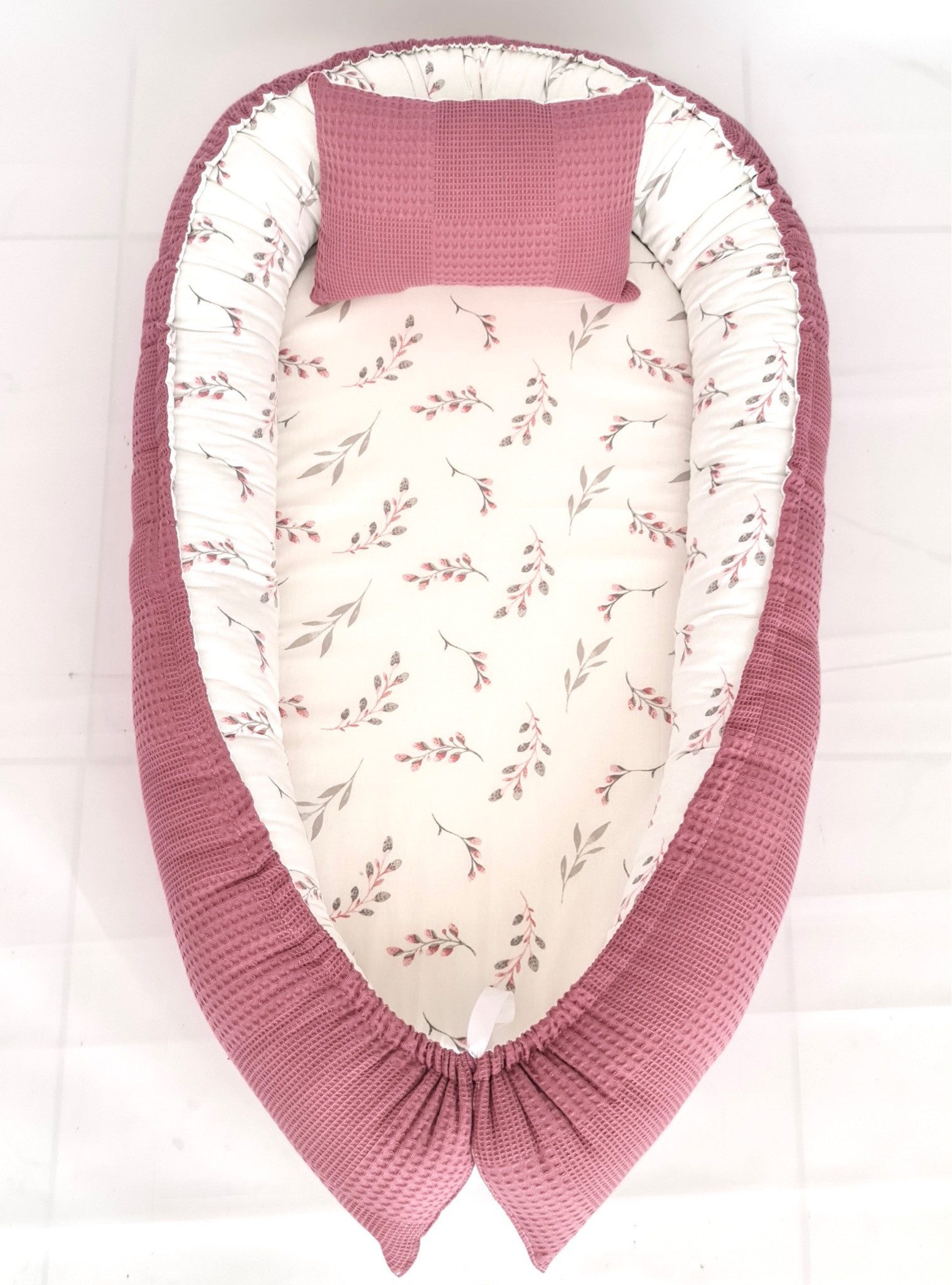 Baby Fancyroom Bettnestchen Babynest mit XL Liegefläche dicke Matratze 100% Baumwolle Babynestchen, (Babycocoon Reisebett Защита в краватку Kuschelnest, Neugeborene Erstausstattung), XL Liegefläche