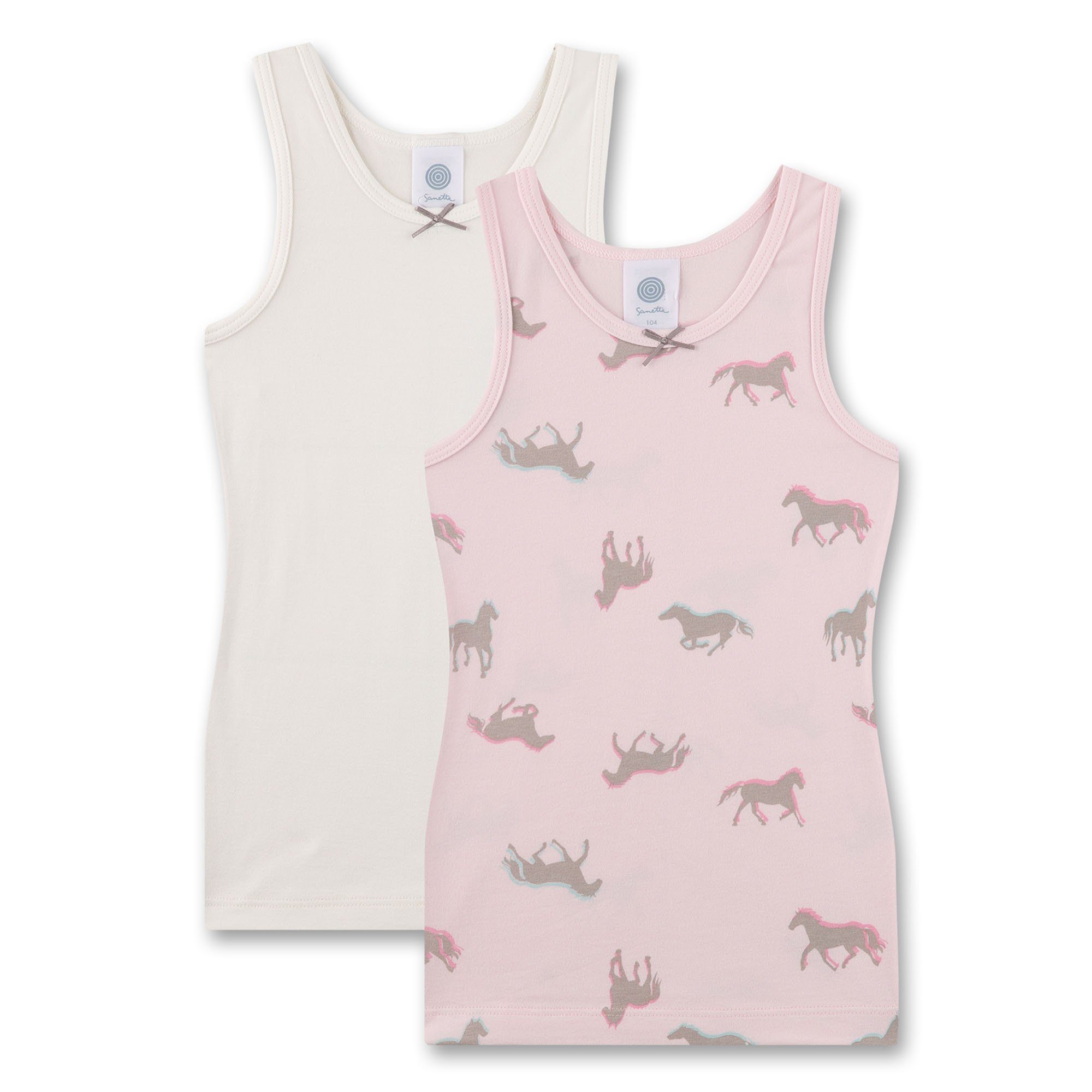 Sanetta Unterhemd Mädchen Unterhemd, Shirt - Pack 2er Top
