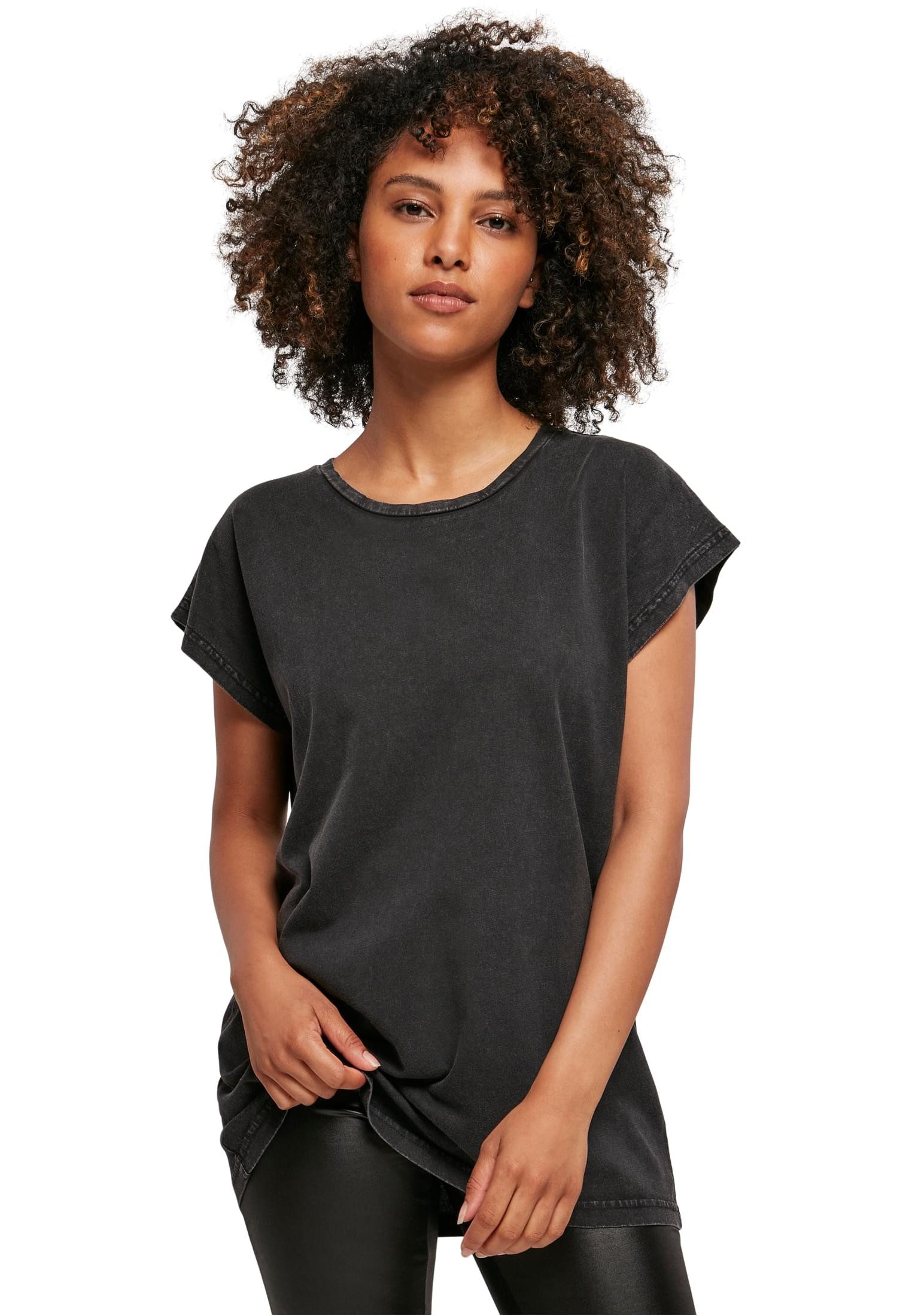 urbandreamz T-Shirt Damen Kurzarm Rundhals mit verlängerter Schulter Acid W günstig online kaufen