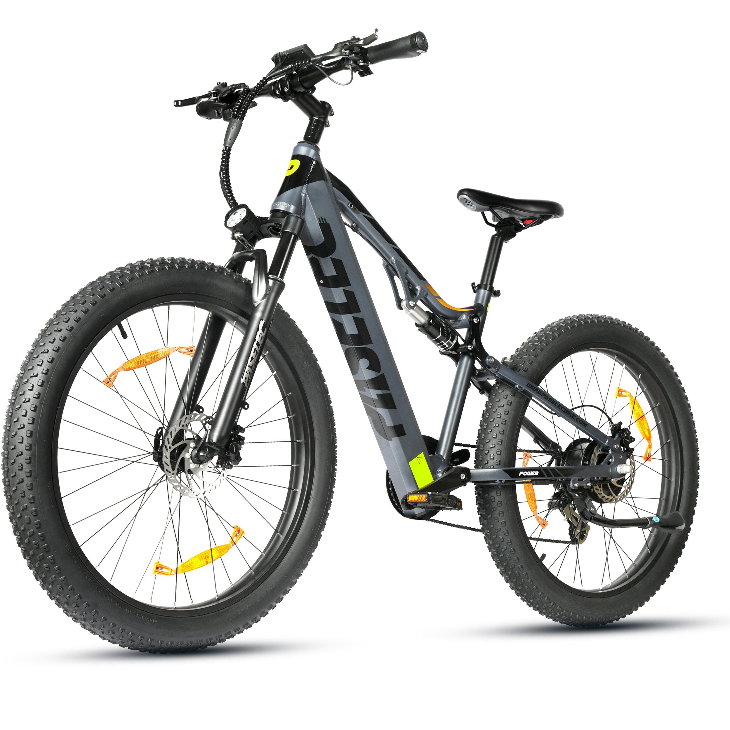 Vankel E-Bike Cityrad GS9 E-Fahrrad 250WH Damen u. Herren Pedelec, 48V 13AH 80 km, Kettenschaltung, Heckmotor, 624 Wh, (Beleuchtungsset mit Batterieladegerät, Batterieschlüssel, Werkzeug), E-MTB E-Bikes 250W, 80km Reichweite, Shimano Bremsen, 27,5×3.0"