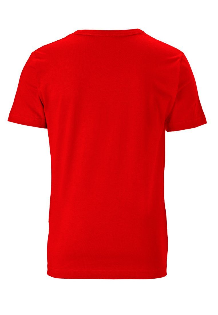 T-Shirt Logo hochwertigem Shazam LOGOSHIRT mit Print