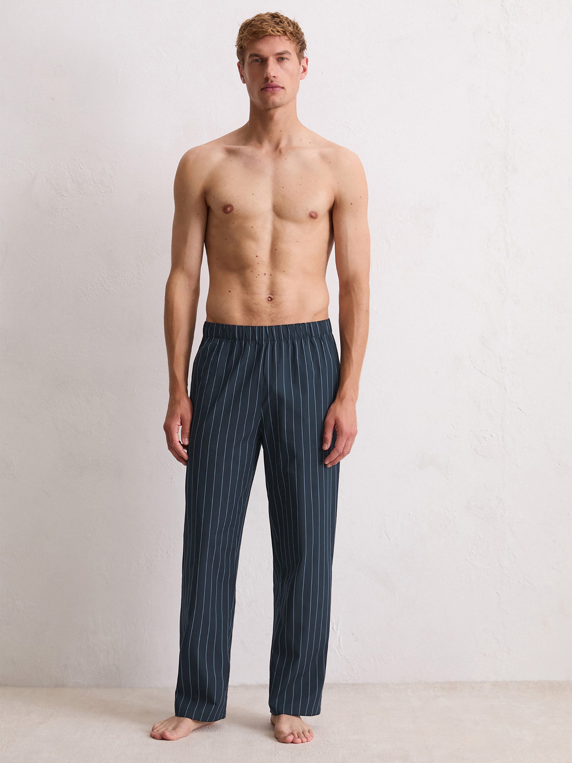 Marc O'Polo Pyjamahose Mix N Match Woven schlaf-hose pyjama schlafmode günstig online kaufen