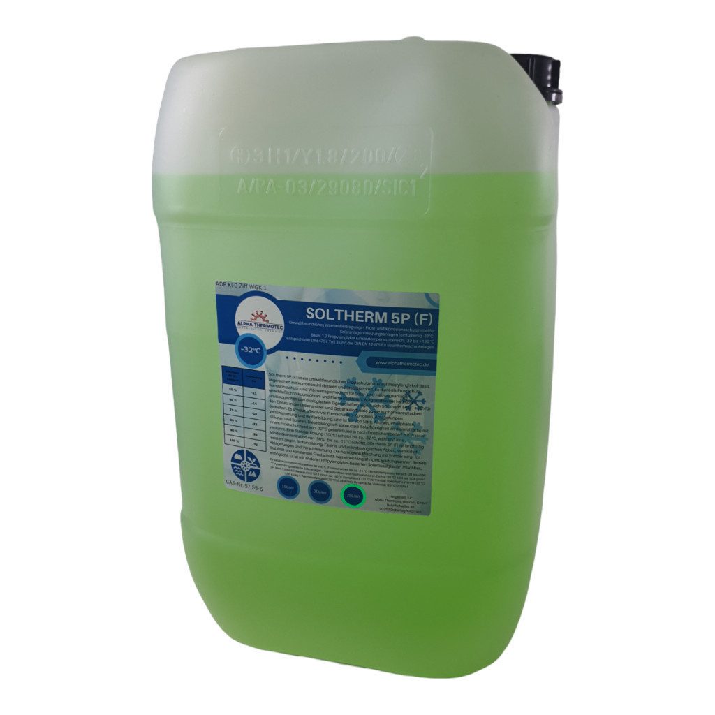 Alpha Thermotec Solarflüssigkeit Gemisch, bis -32 °C, 25 l