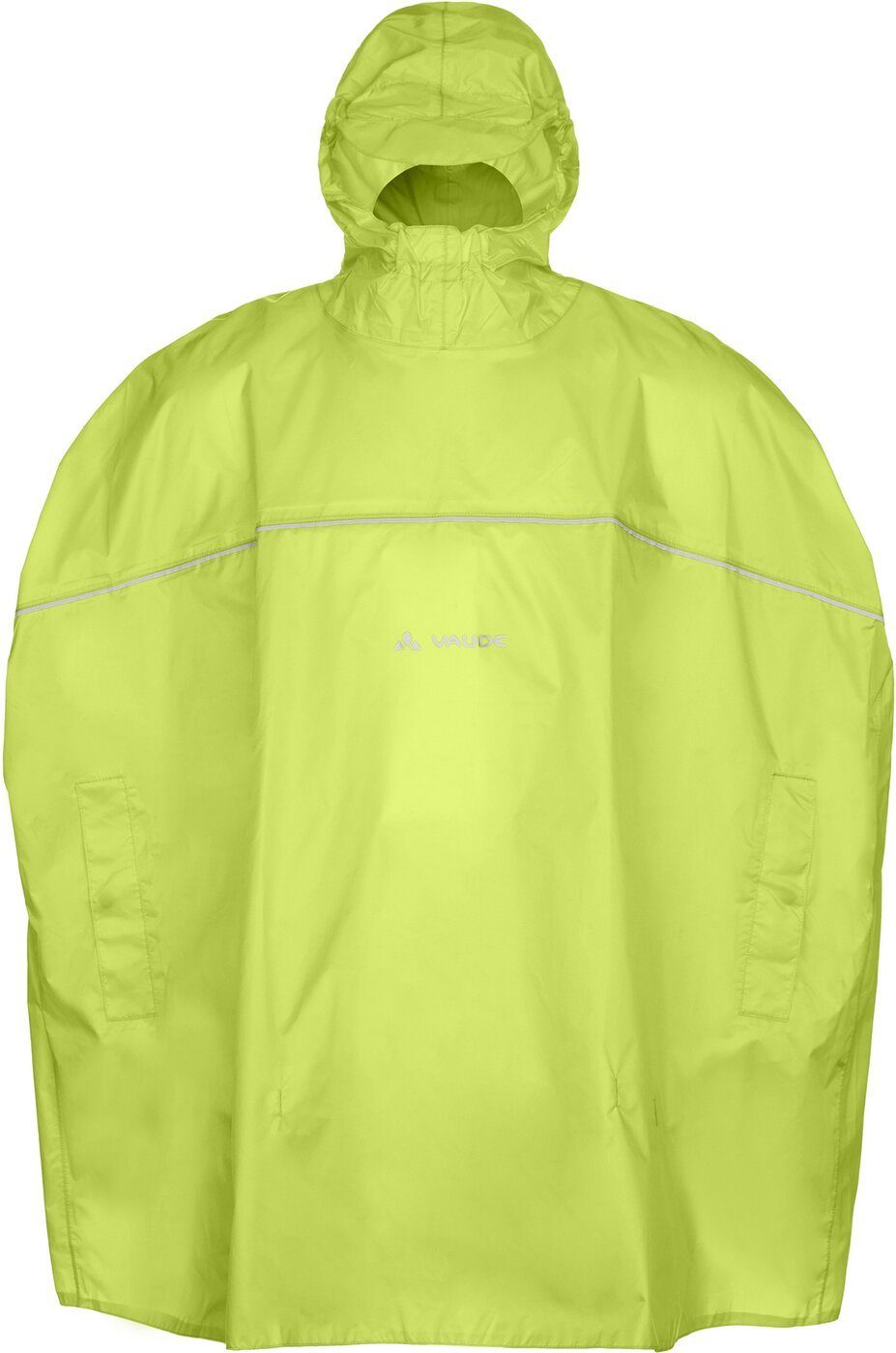VAUDE Fahrradjacke Kids Grody Poncho LEMON