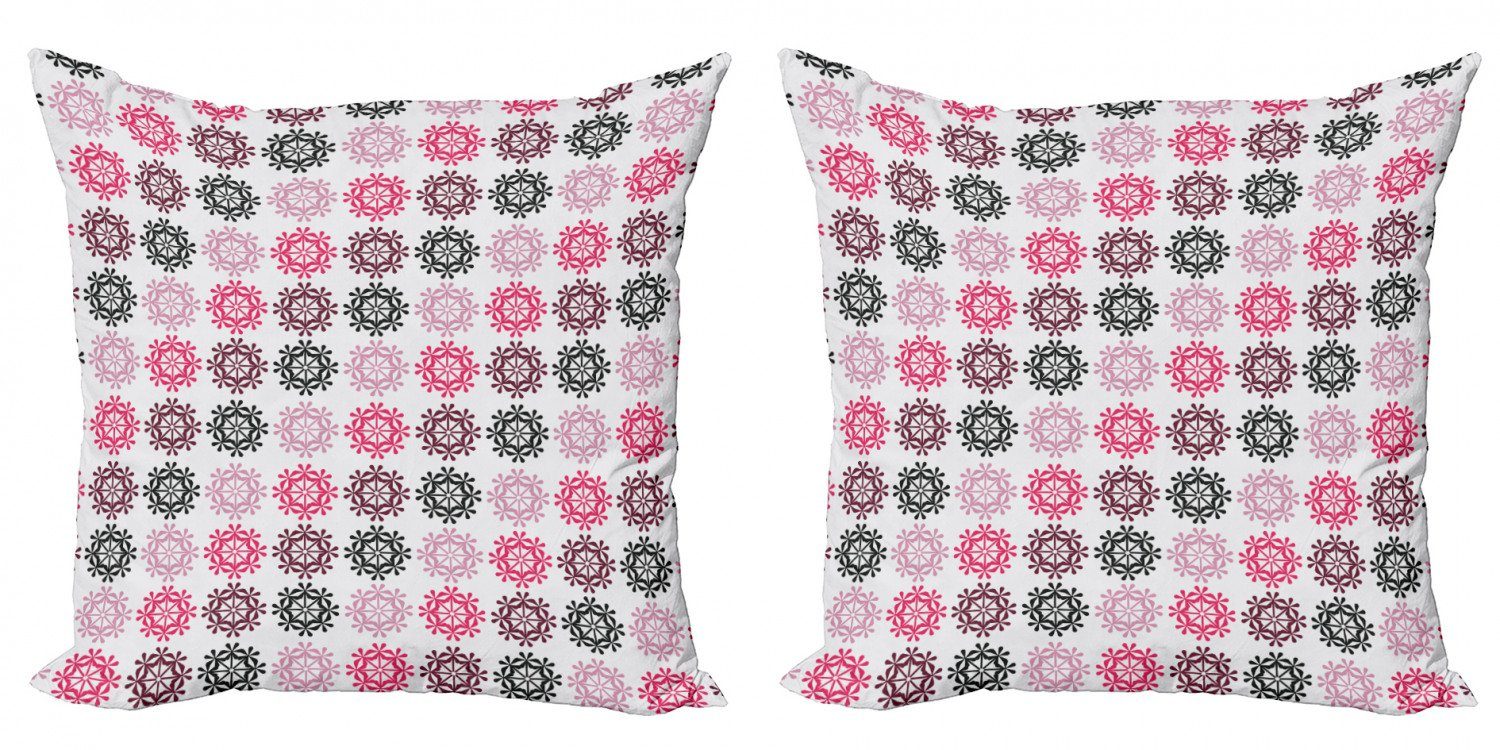 Kissenbezüge Modern Accent Doppelseitiger Digitaldruck, Abakuhaus (2 Stück), Abstrakt Moderne Simplistic Floral