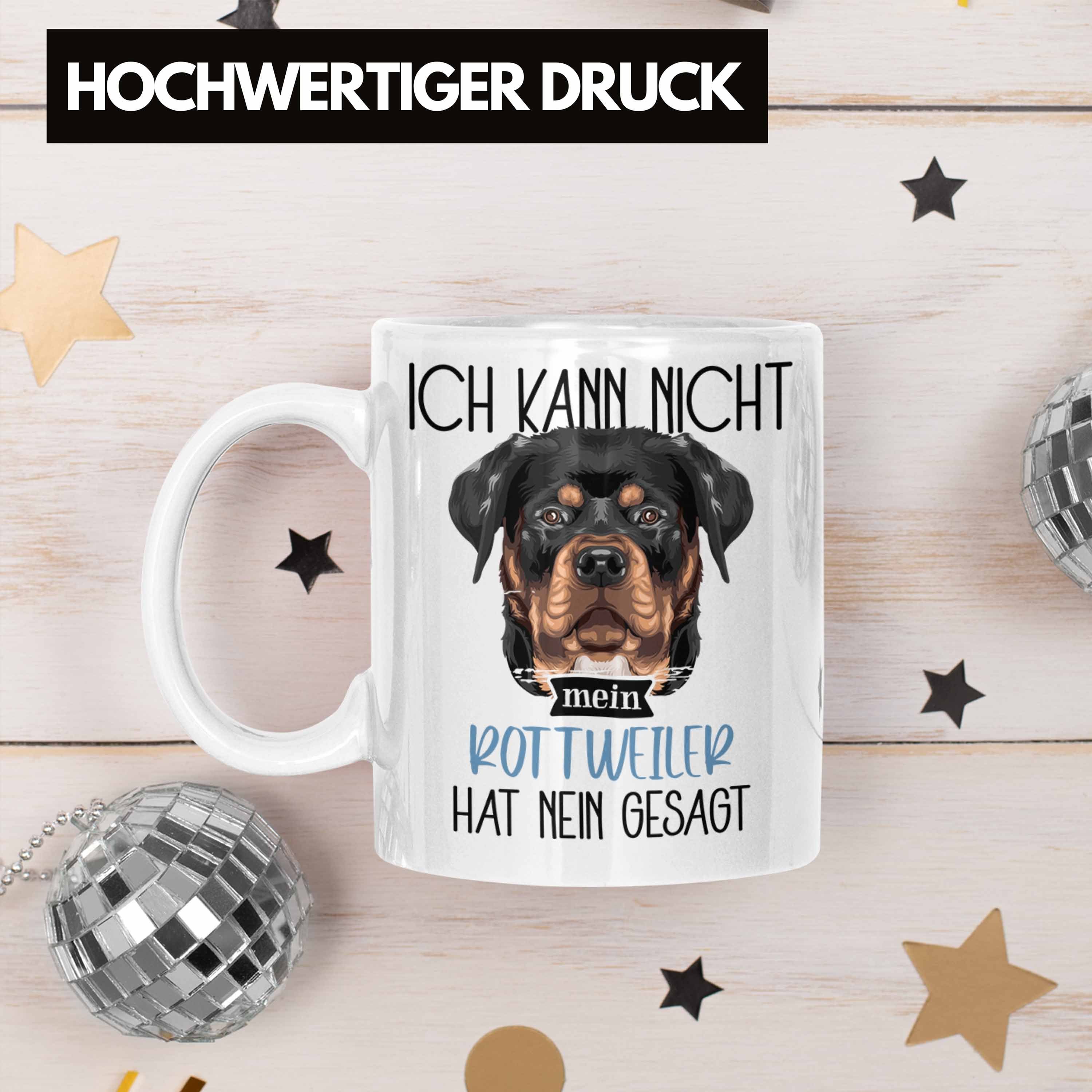 Tasse Geschenkidee Lustiger Geschenk Besitzer Ich Rottweiler Spruch Ka Weiss Trendation Tasse