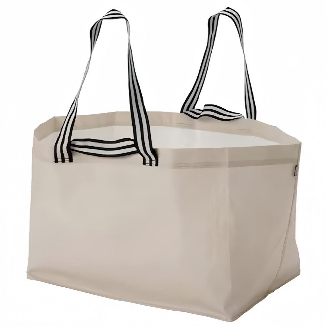 FOUORTUNATE-BEE Einkaufsshopper Große Einkaufstasche 55x36 cm, Faltbare Tragetasche Wasserdicht, Tragetasche für Umzug, Reisen, Wäsche und tägliche Einkäufe