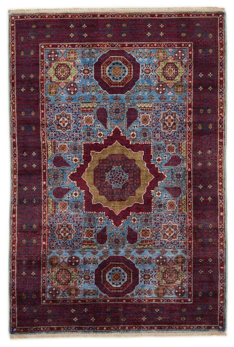 Orientteppich Mamluk 127x186 Handgeknüpfter Orientteppich, Nain Trading, rechteckig, Höhe: 6 mm