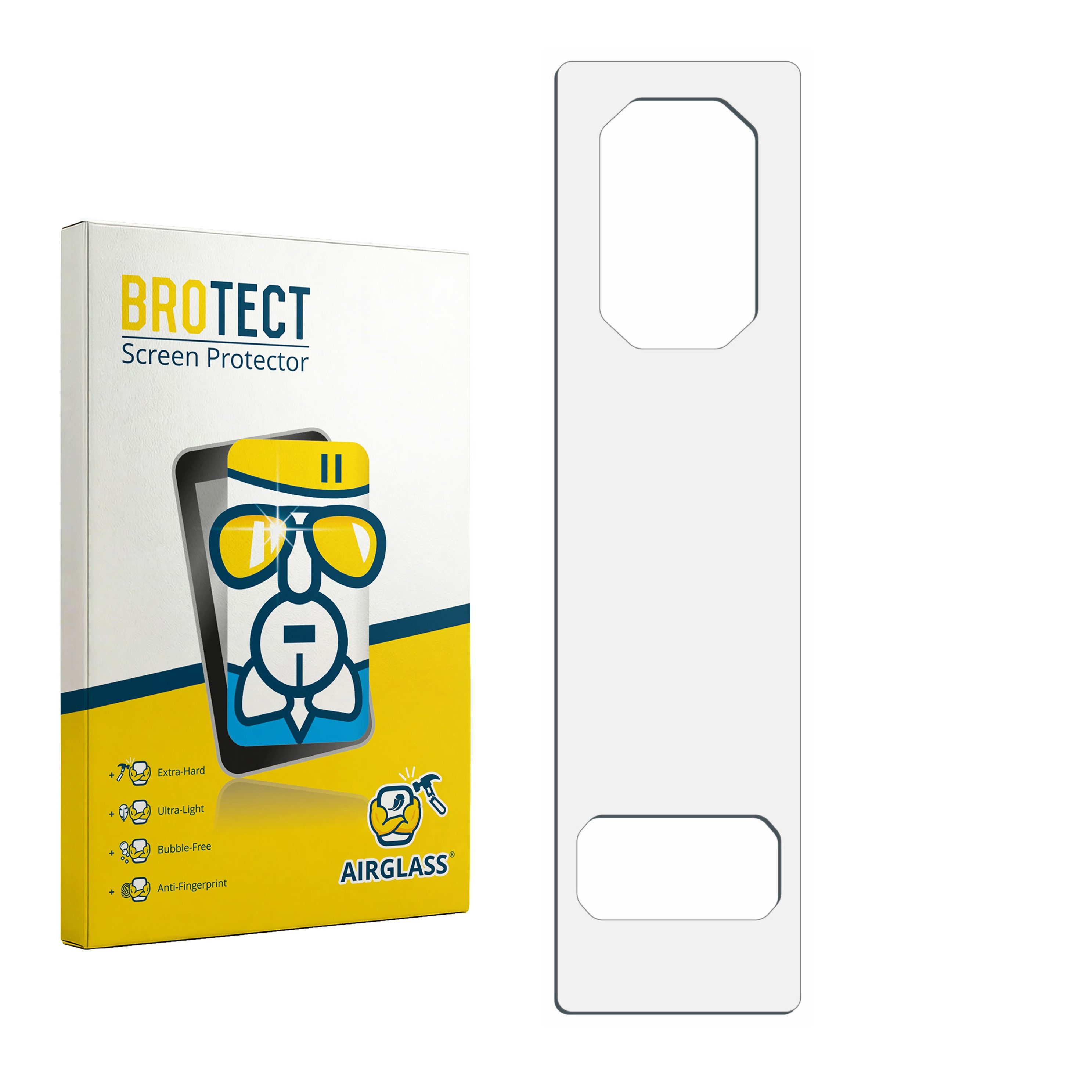 BROTECT Displayschutzglas Folie für GeekVape Aegis Legend 3, Schutzfolie Glas Panzer Display Schutz klar