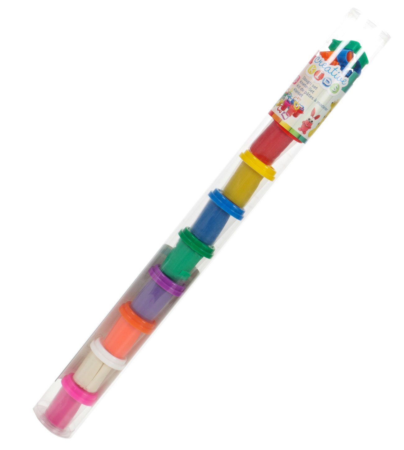 Bubble-Store Knete Kinderknete (Knetmasse Set für Kinder, 20 Teile, Knete in 8 leuchtend bunten Farben), Knete, Spielknete
