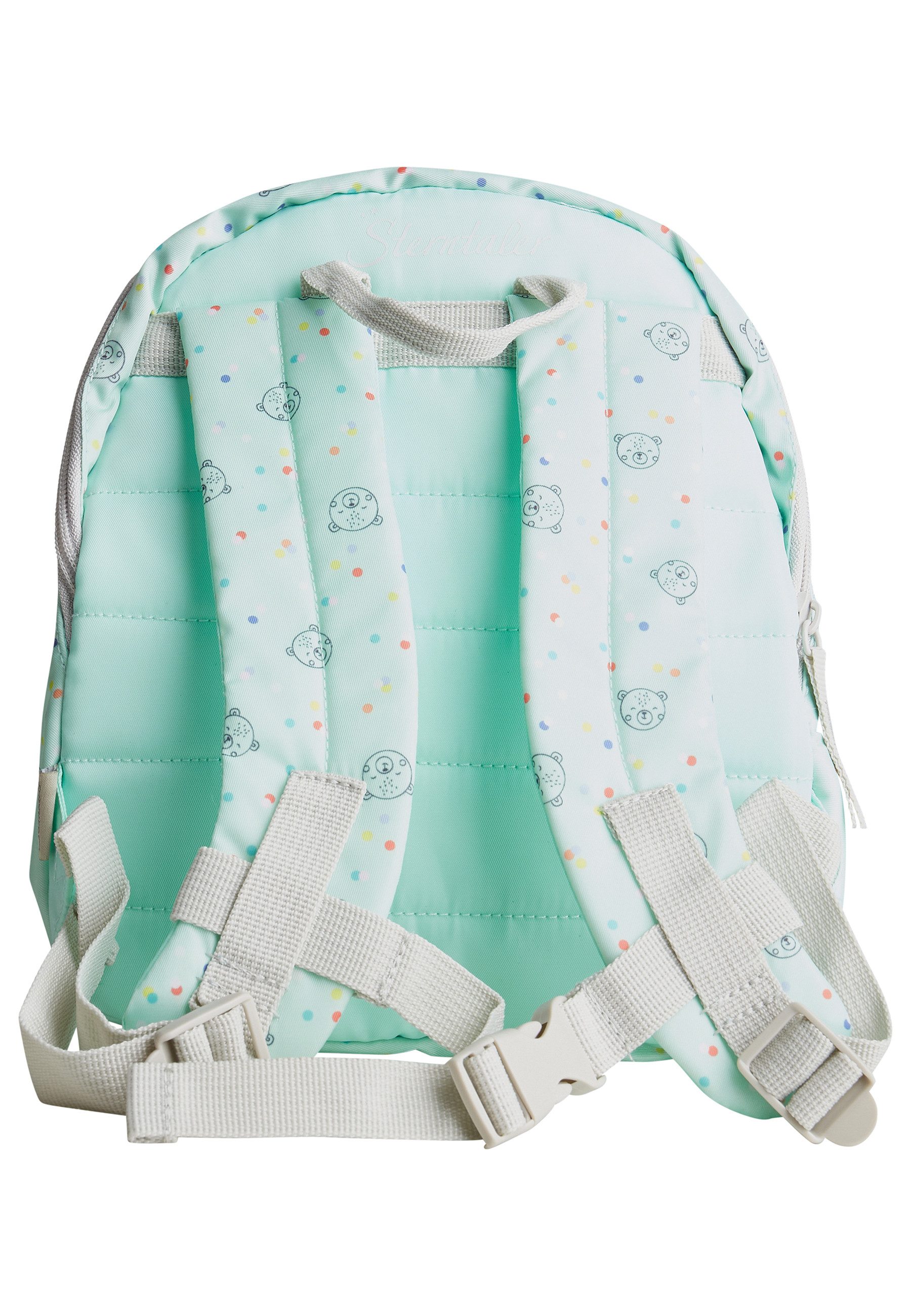 Sterntaler® Kinderrucksack Kinderrucksack Mini BÄR Bär (Familie Bär, 1-tlg), Kompaktrucksack, Flaschenhalter im Innenfach, All-Over Print