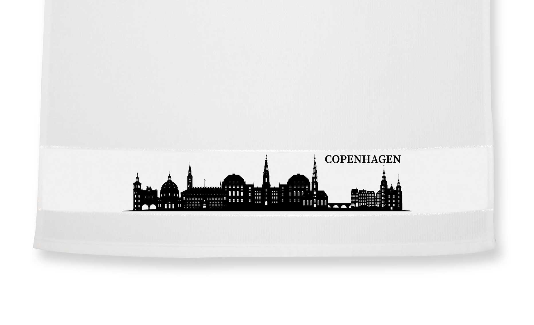 die Stadtmeister Geschirrtuch Skyline Kopenhagen