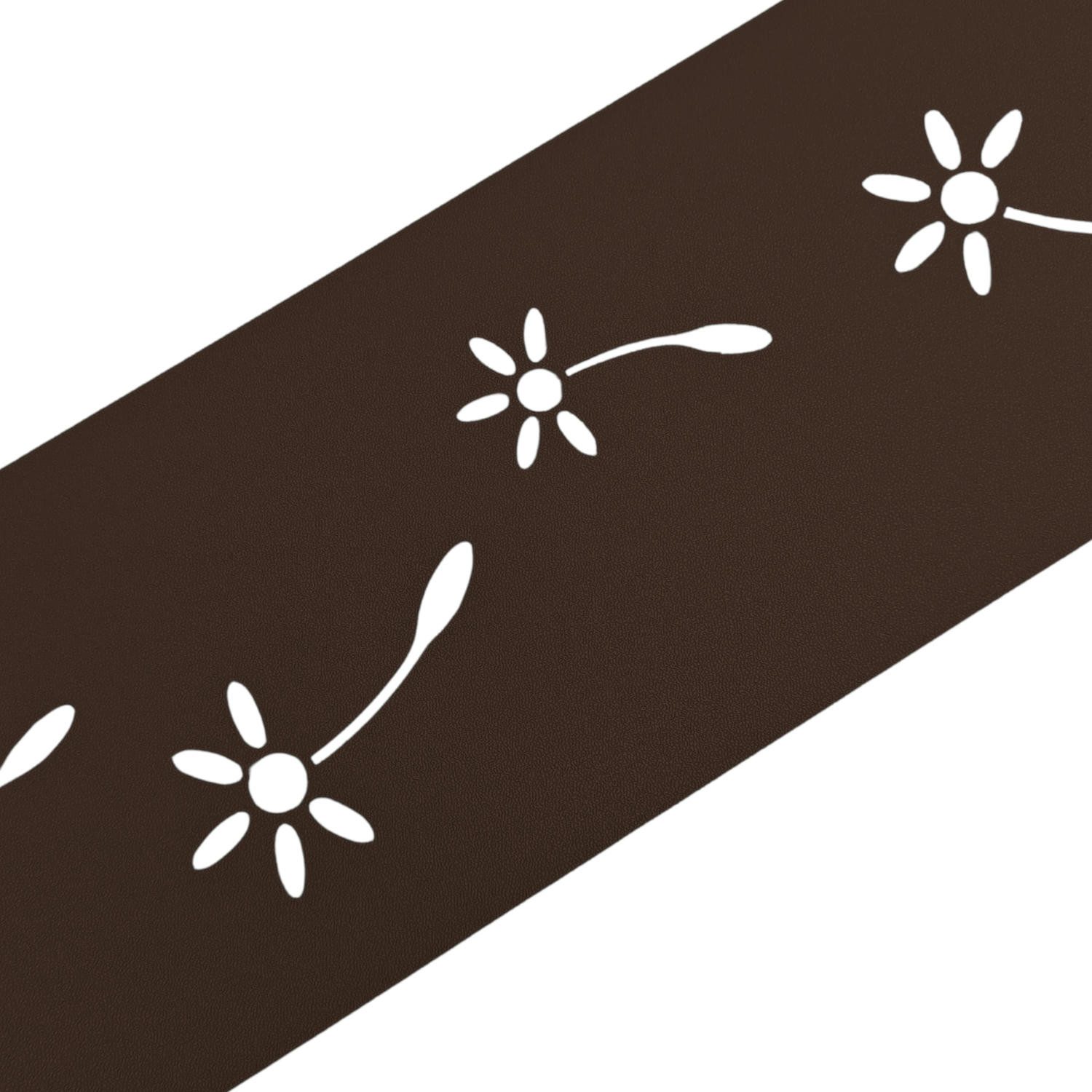 zaunzu Sichtschutzstreifen Premium Dekor Pusteblume Lasermuster Steingrau 2 günstig online kaufen