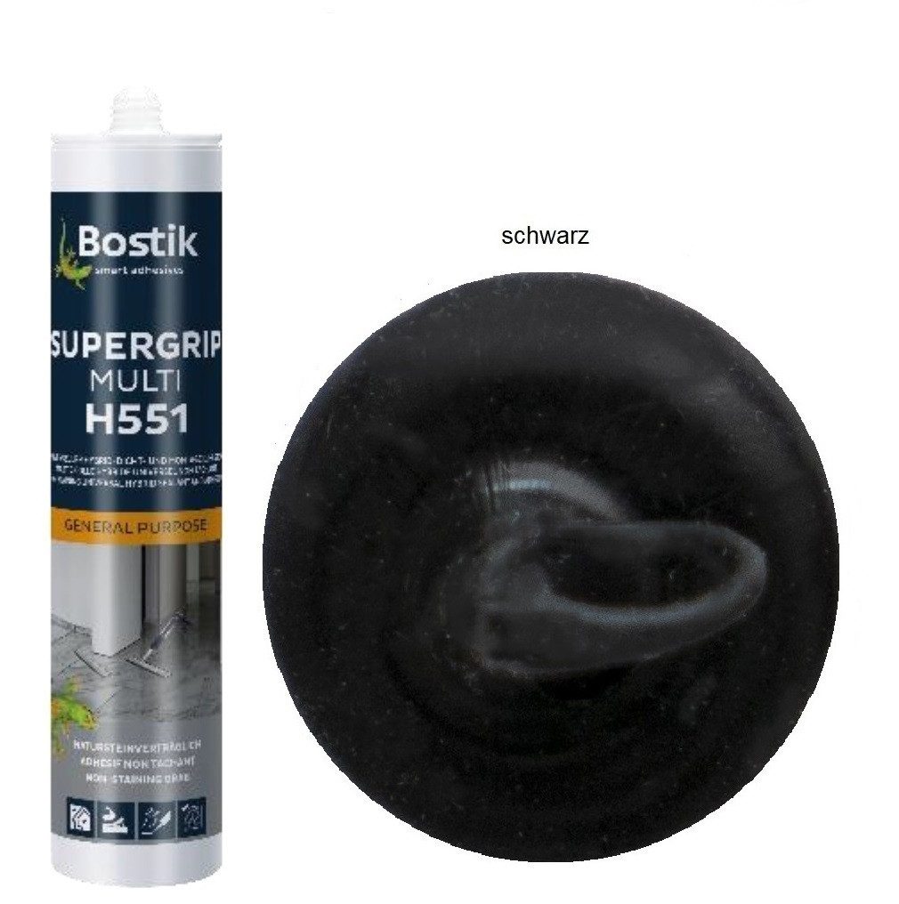 BOSTIK Klebstoff Bostik H551 Supergrip Multi Hybrid SMP Klebdichtstoff 430g Kartusche, gebrauchsfertig