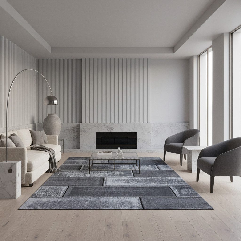 KADIMA DESIGN Teppich INN Wohnzimmer Schlafzimmer Waschbar Wohnzimmerteppich Esszimmer, Rechteckig, Höhe: 8 mm, 120x170 cm, Strapazierfähig Modern Fußbodenheizung Waschbar