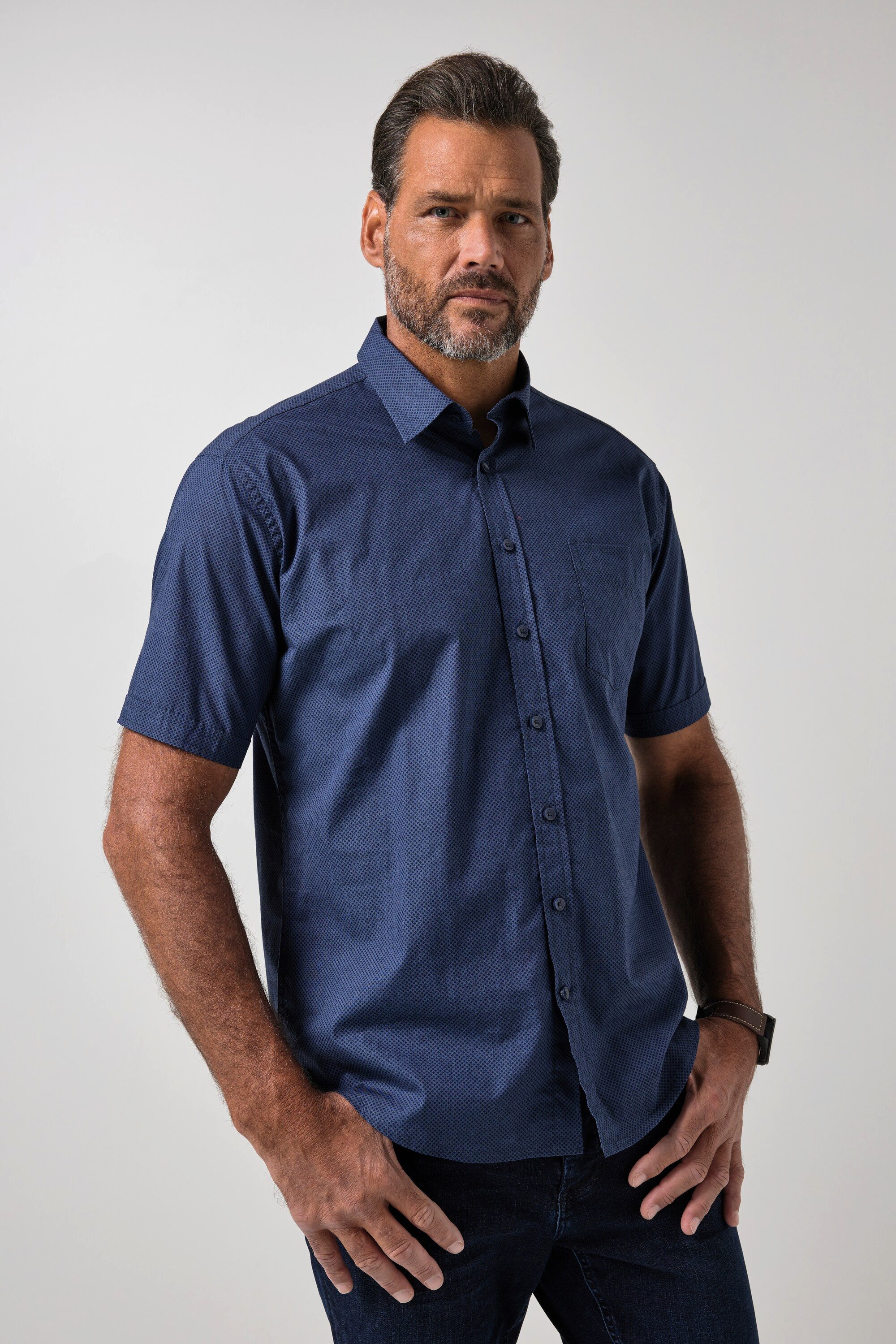 JP1880 Kurzarmhemd Hemd Halbarm Kentkragen Modern Fit bis 8 XL