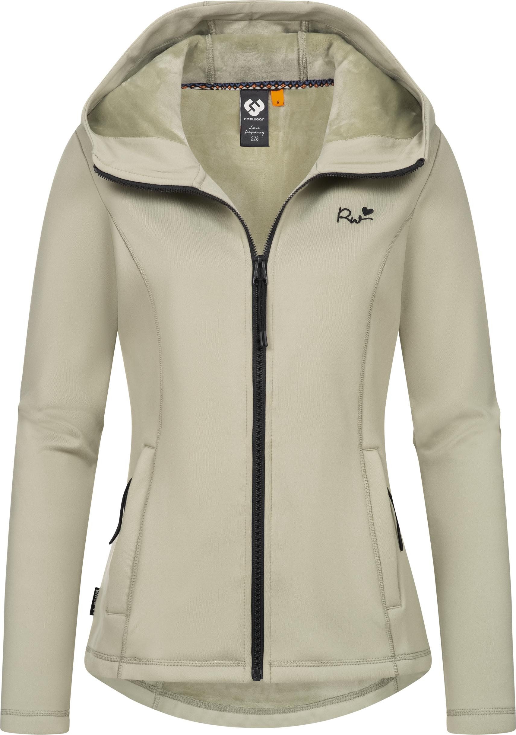 Ragwear Kapuzensweatjacke Lyshka Sportliche weiche und elastische Kapuzenjacke