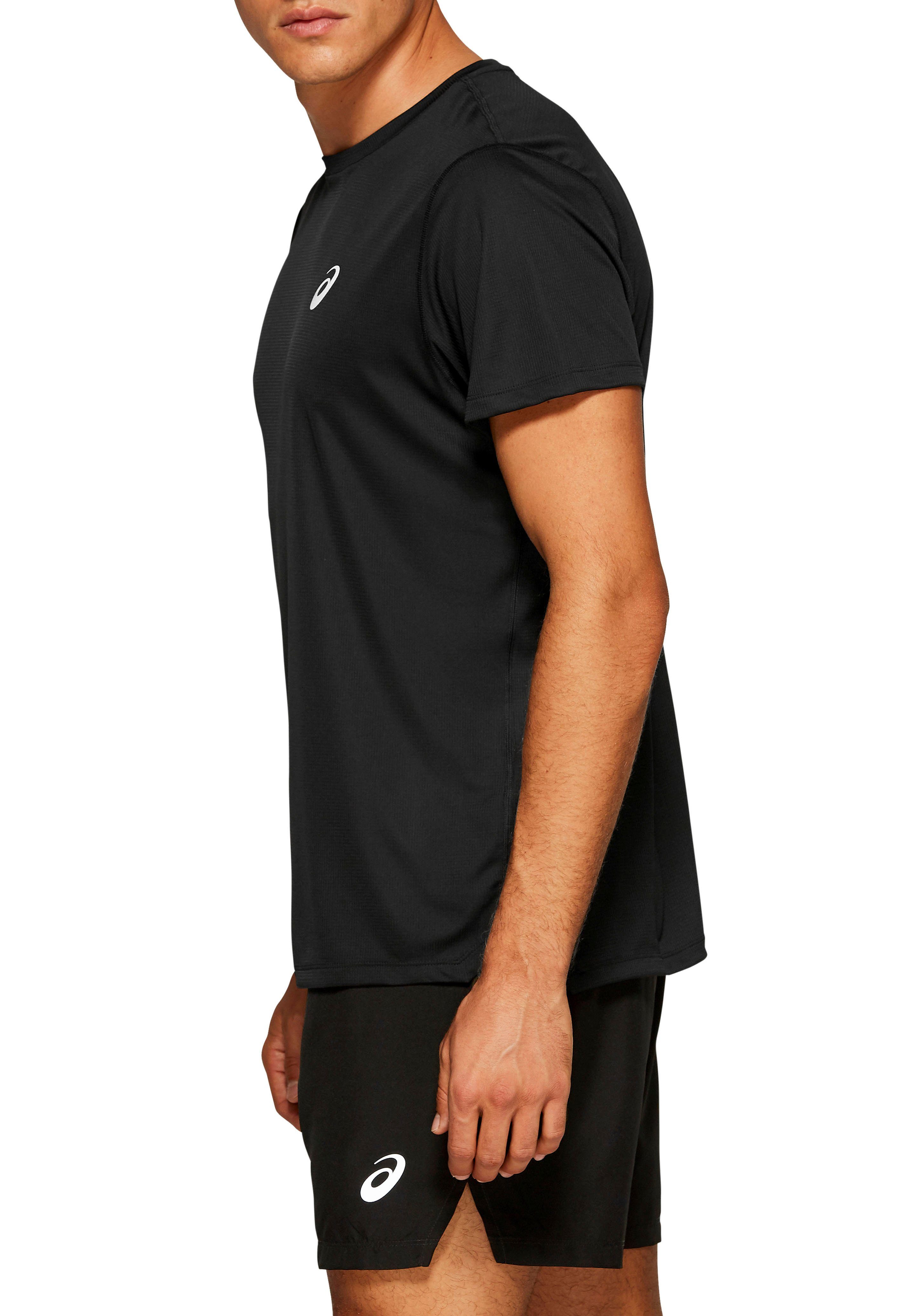 SLEEVE SHORT Asics schwarz TOP CORE Laufshirt