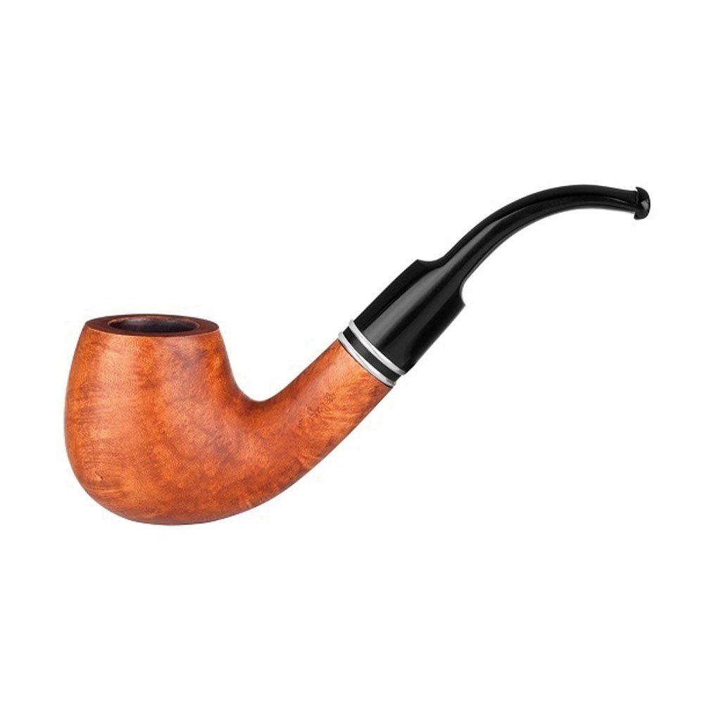 Coumo Tabakbeutel Pfeifen Capri Set, Pfeifentasche, Pfeife Capri gebogen