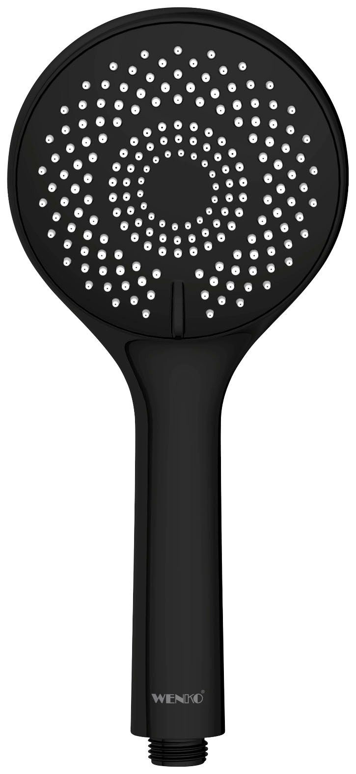 WENKO Handbrause Watersaving, Ø 11 cm, Bis zu 40% Wasser Ersparnis