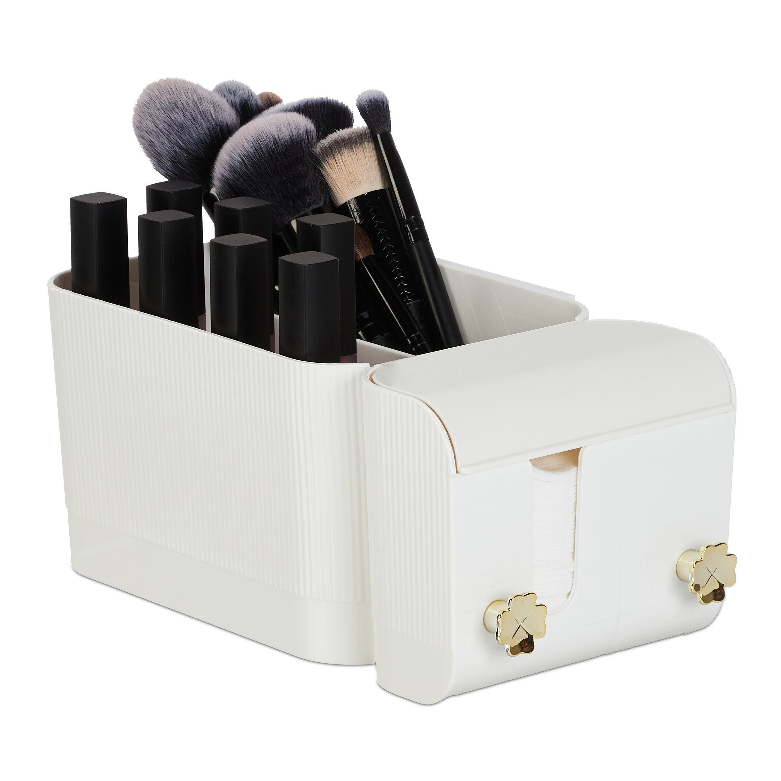 relaxdays Make-Up Organizer Kosmetik Organizer Wand, 2-tlg.