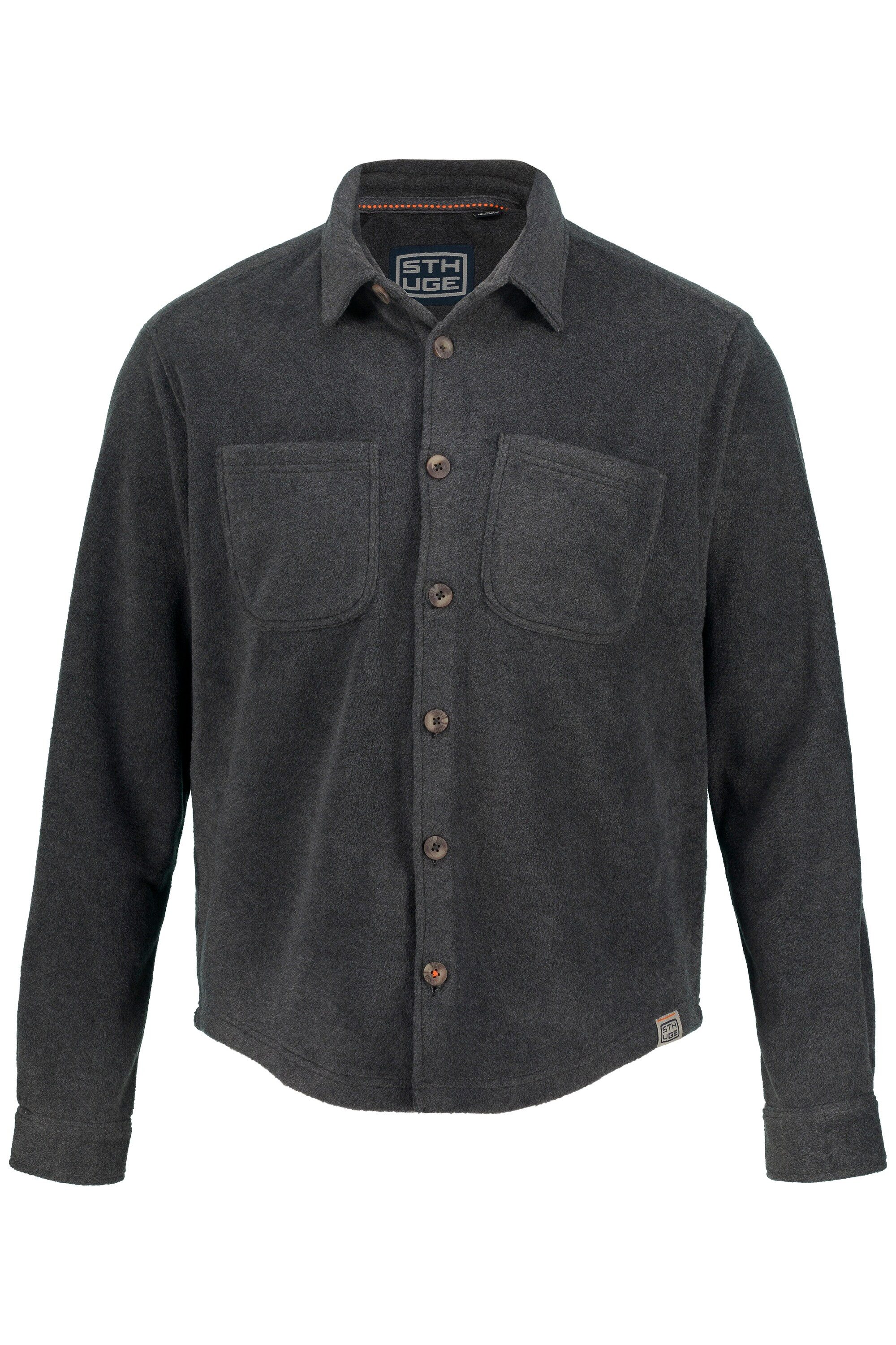 STHUGE Fleecejacke STHUGE Hemd Overshirt Fleece günstig online kaufen