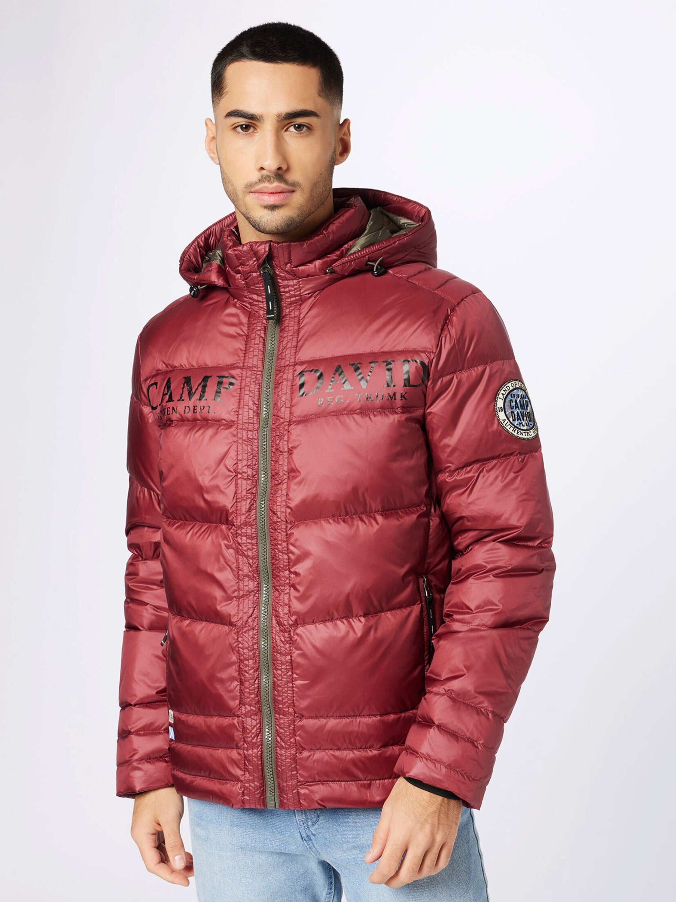 CAMP DAVID Winterjacke (1-St), Verstellbare Kapuze