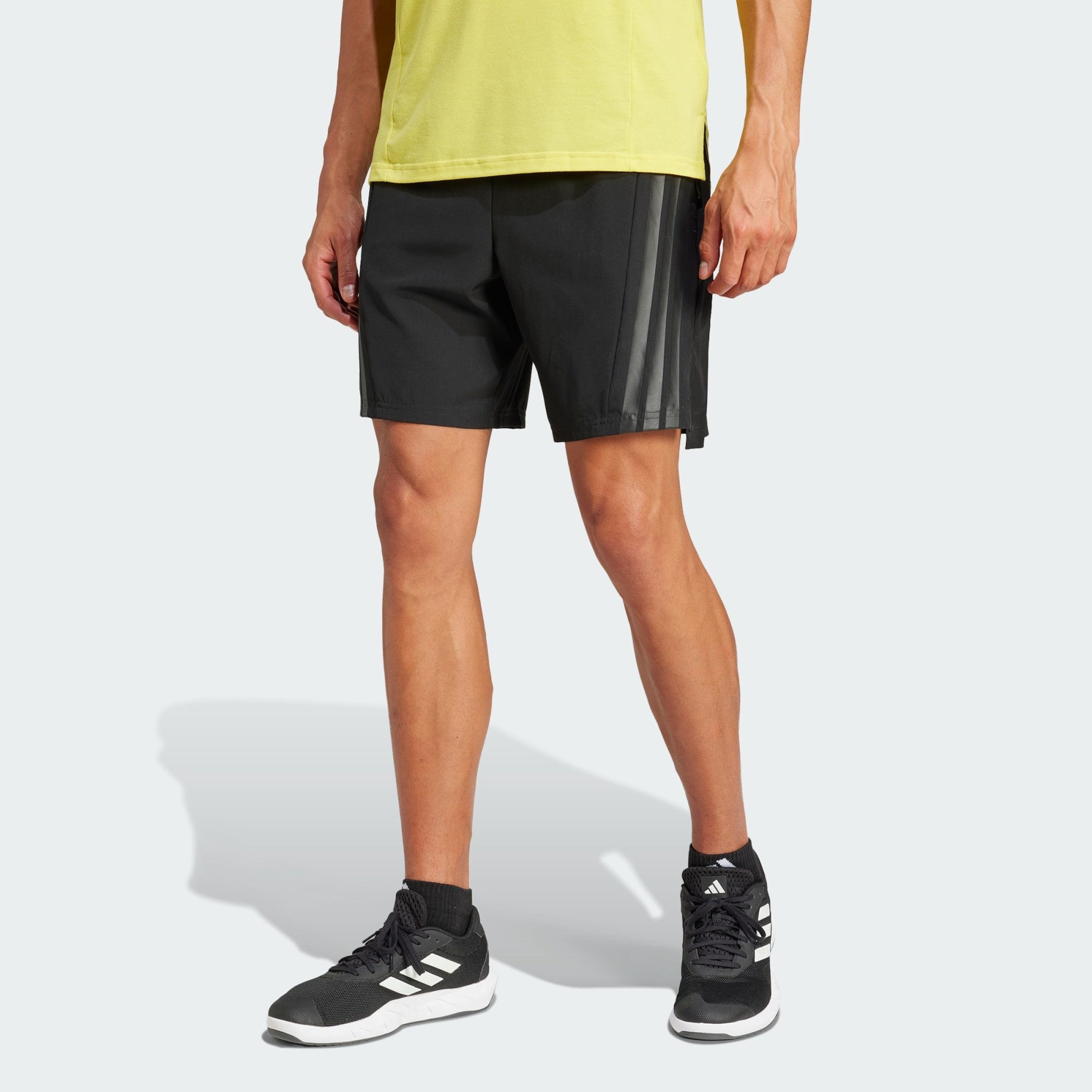 adidas Performance Sweatshorts DESIGNED-FOR-TRAINING 3-STREIFEN SHORTS günstig online kaufen