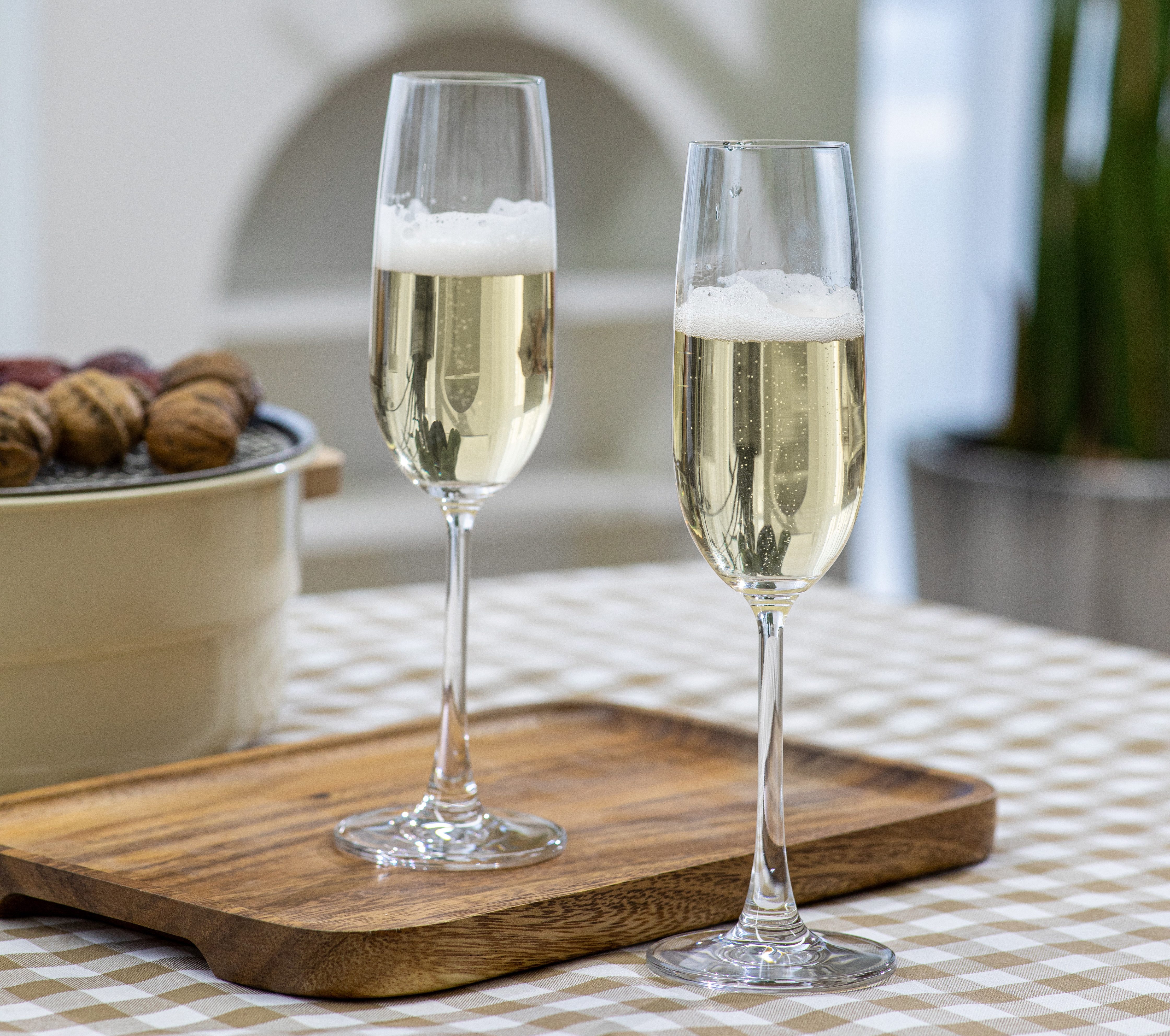 ECHTWERK Sektglas Champagnerkelche Set, ca. 210 ml, 6-tlg., Glas, für Champagner, Aperitifs, ideal für Feierlichkeiten